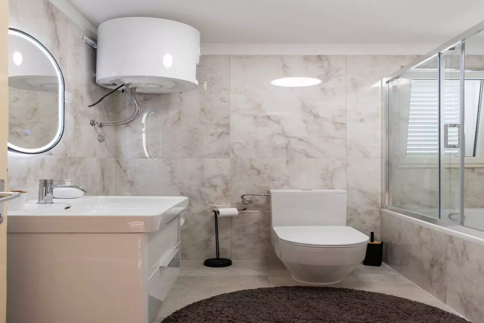 Guest House Vulic - Studio Apartment with Terrace-Badkamer