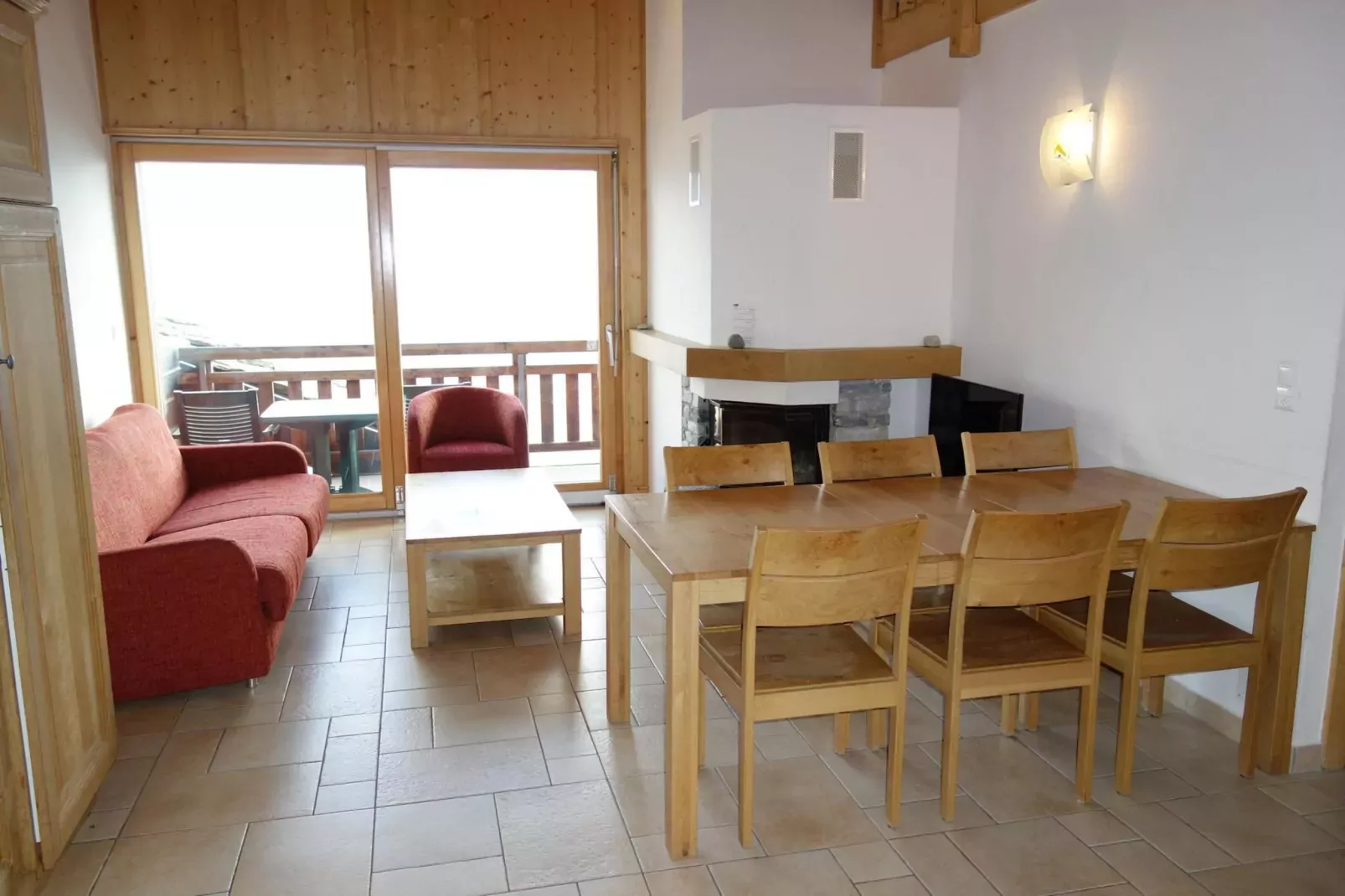 Plein Ciel VA 051 - MOUNTAIN apartment 8 pers-Woonkamer