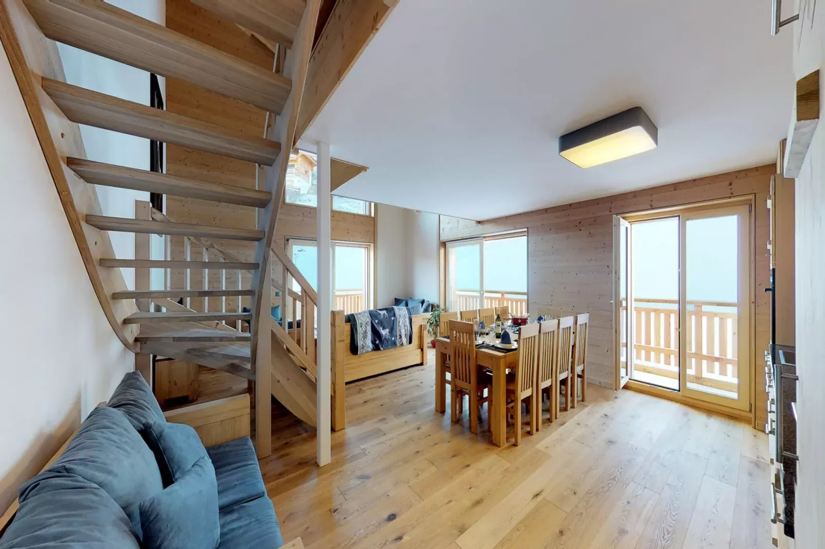 Les Mayens MB 022 - LUXURY apartment 14 pers-Overloop