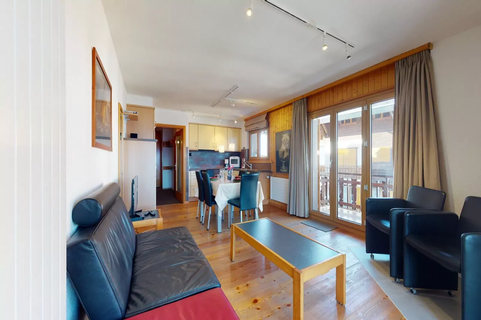 Greppons O 020 - MOUNTAIN apartment 5 pers-Woonkamer