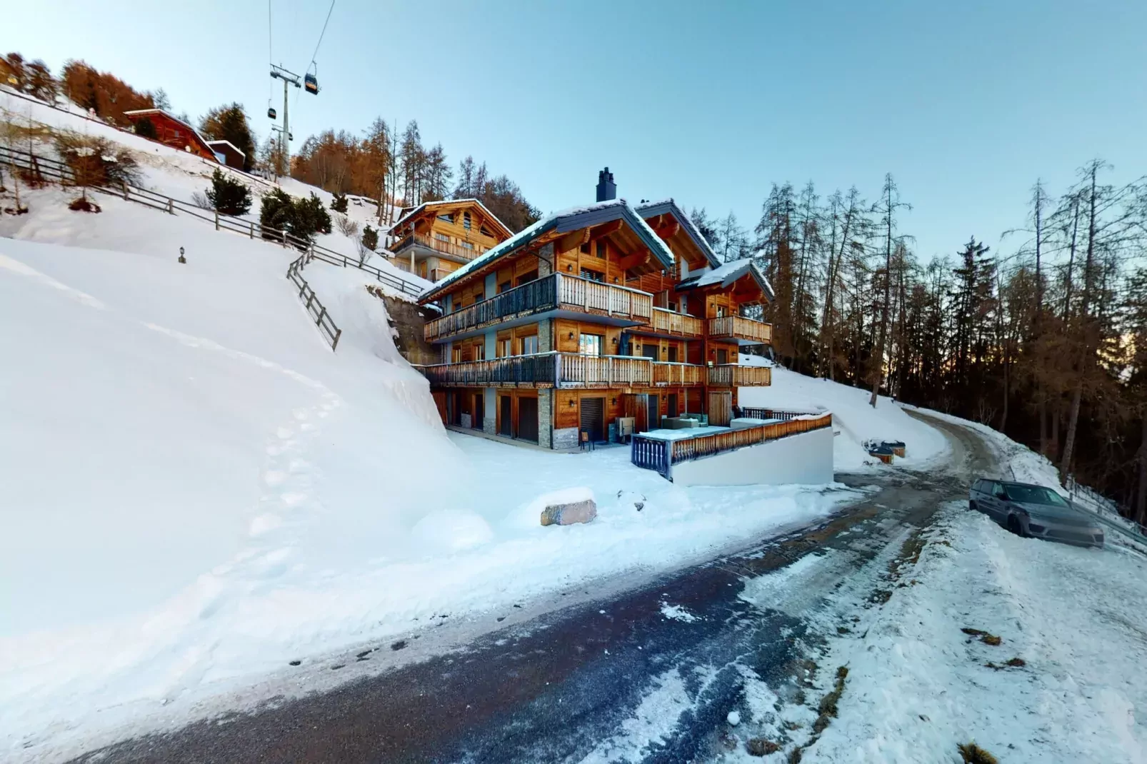 Hauts de Veysonnaz HV1 011 - SAUNA apartment 4 per-Exterieur winter