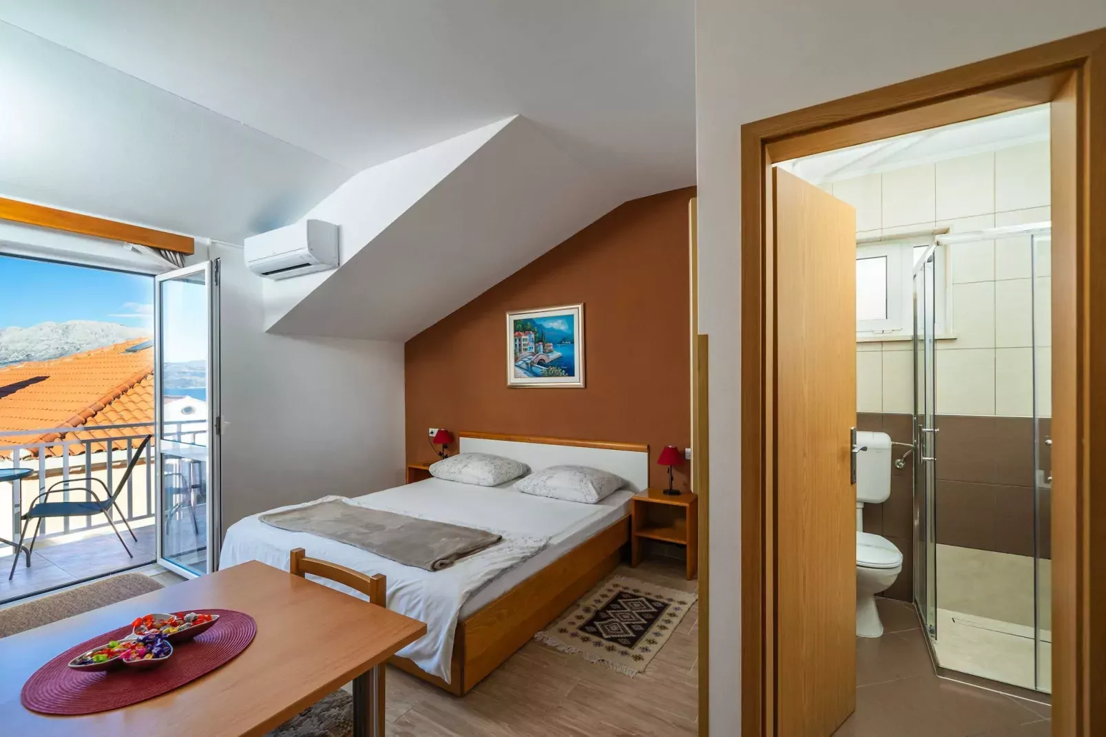 Apartments Senjo - Studio Apartment with Balcony and Sea View (Apartman 2)-Uitzicht