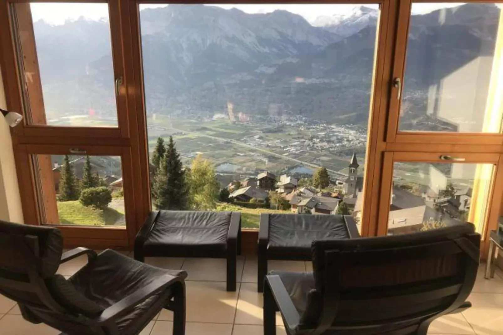 Ski-in Ski-out - Les Mayens MA 022 - LUXURY apart-Terrasbalkon