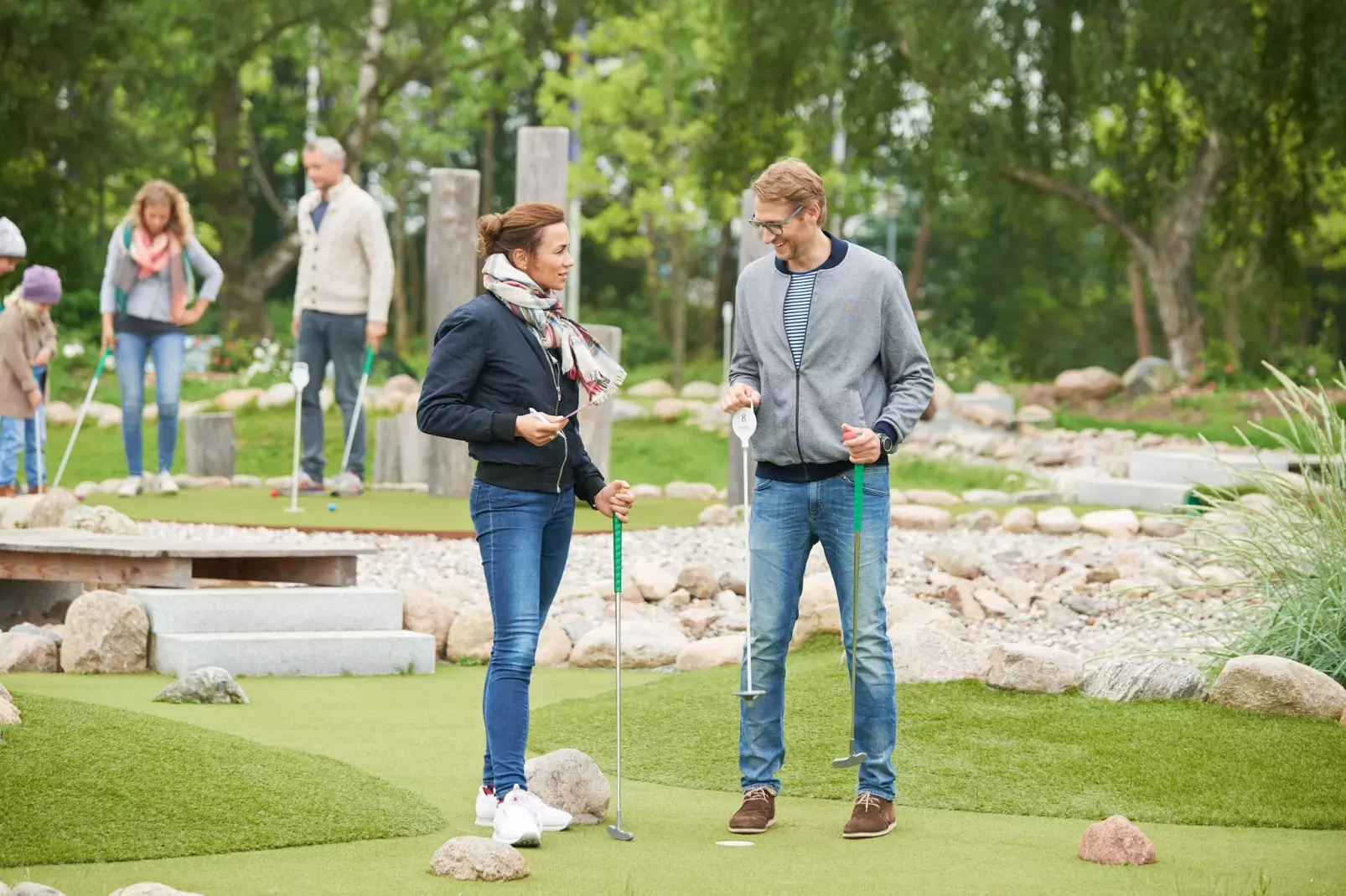 Gartenapartment-Gebieden zomer 1km
