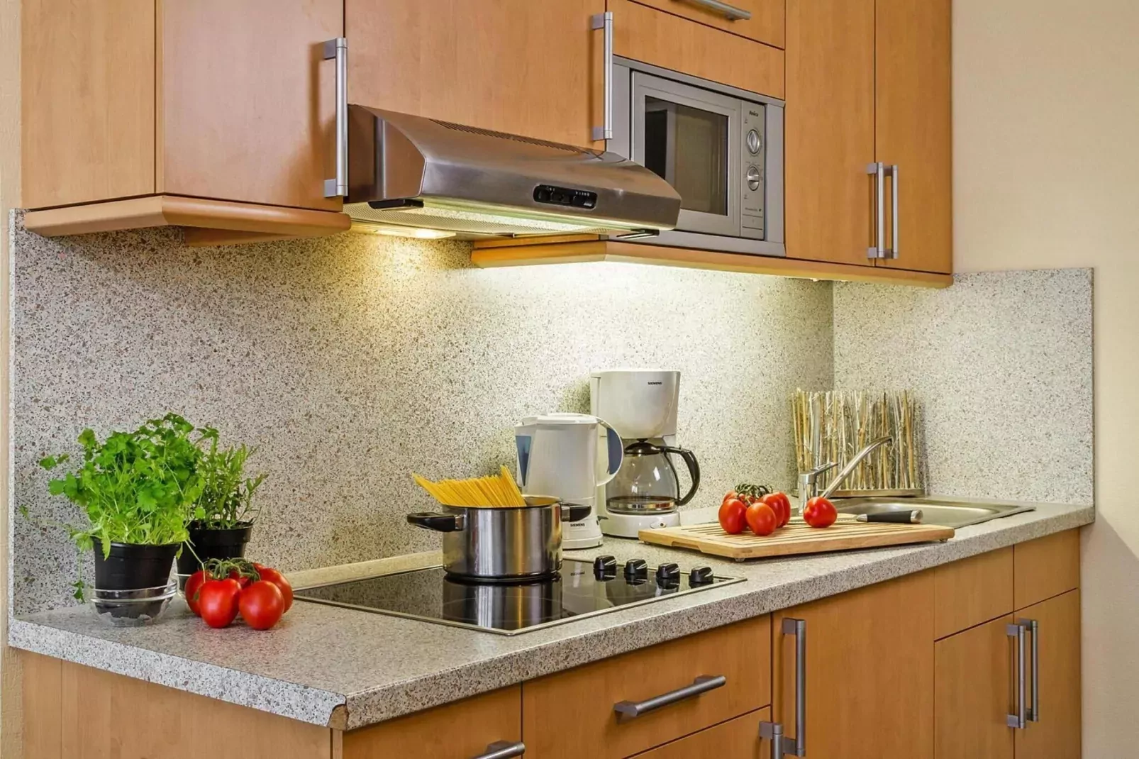 2-Zimmer-Appartement Seeseite "Am Park"-Keuken