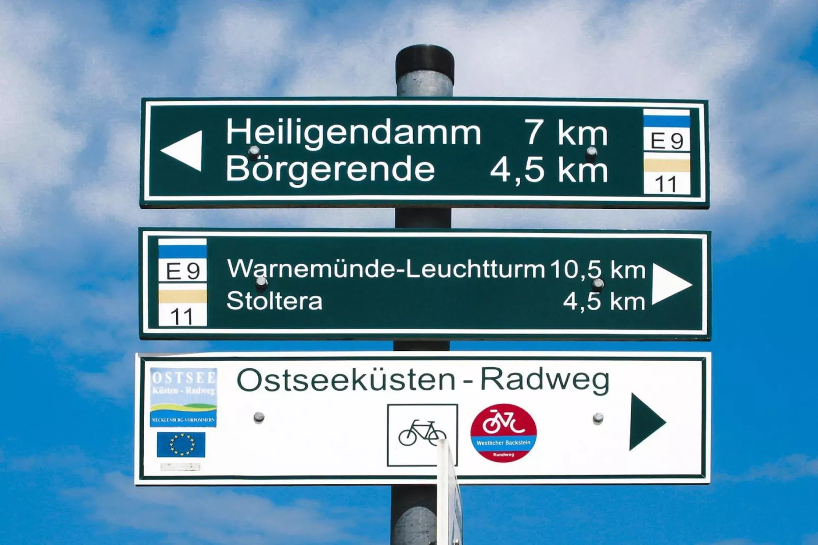 App 16 seitl Meerblick 1 OG-Gebieden zomer 1km