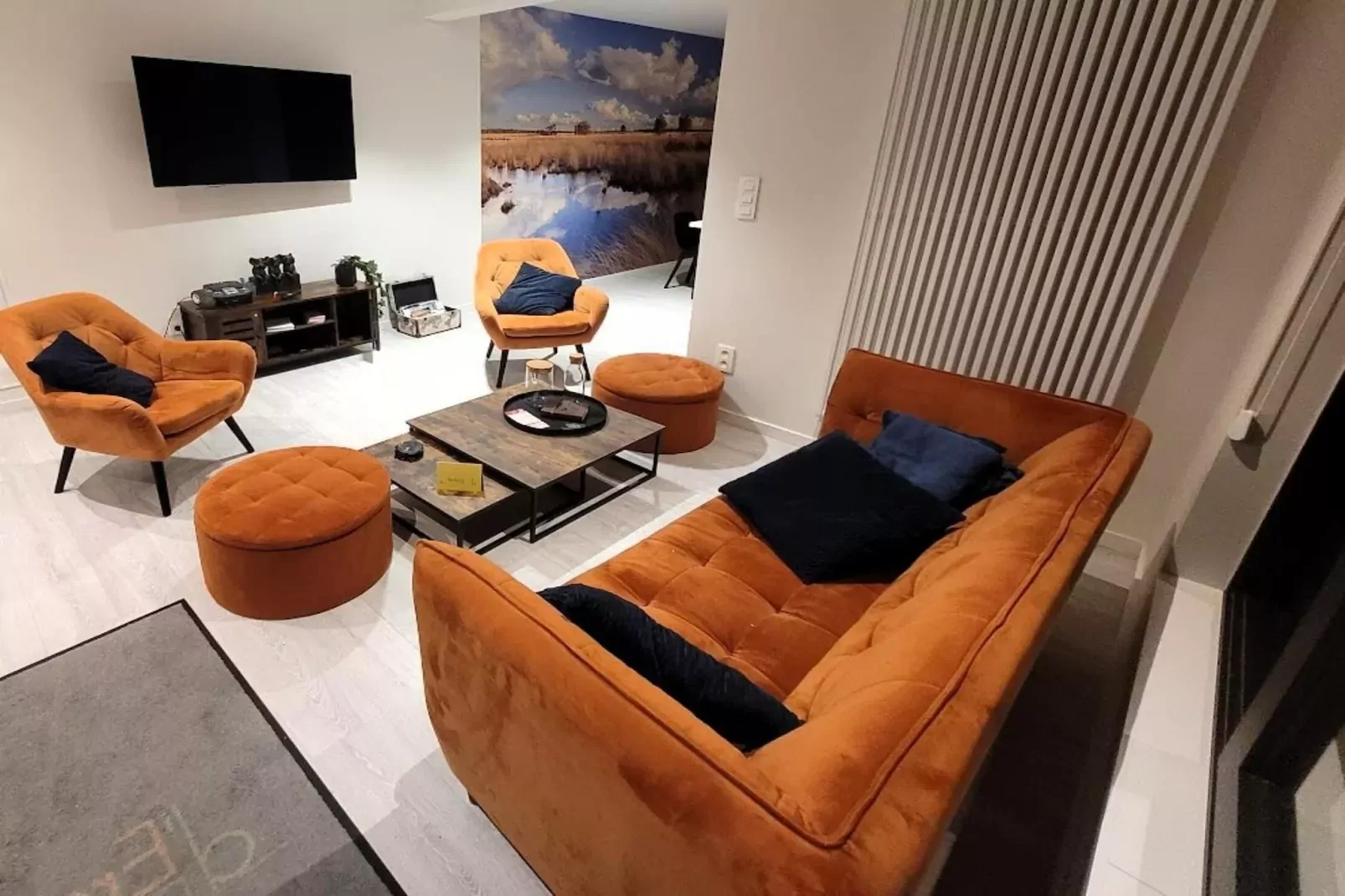 D’Ereplatse Bed and Breakfast-Woonkamer