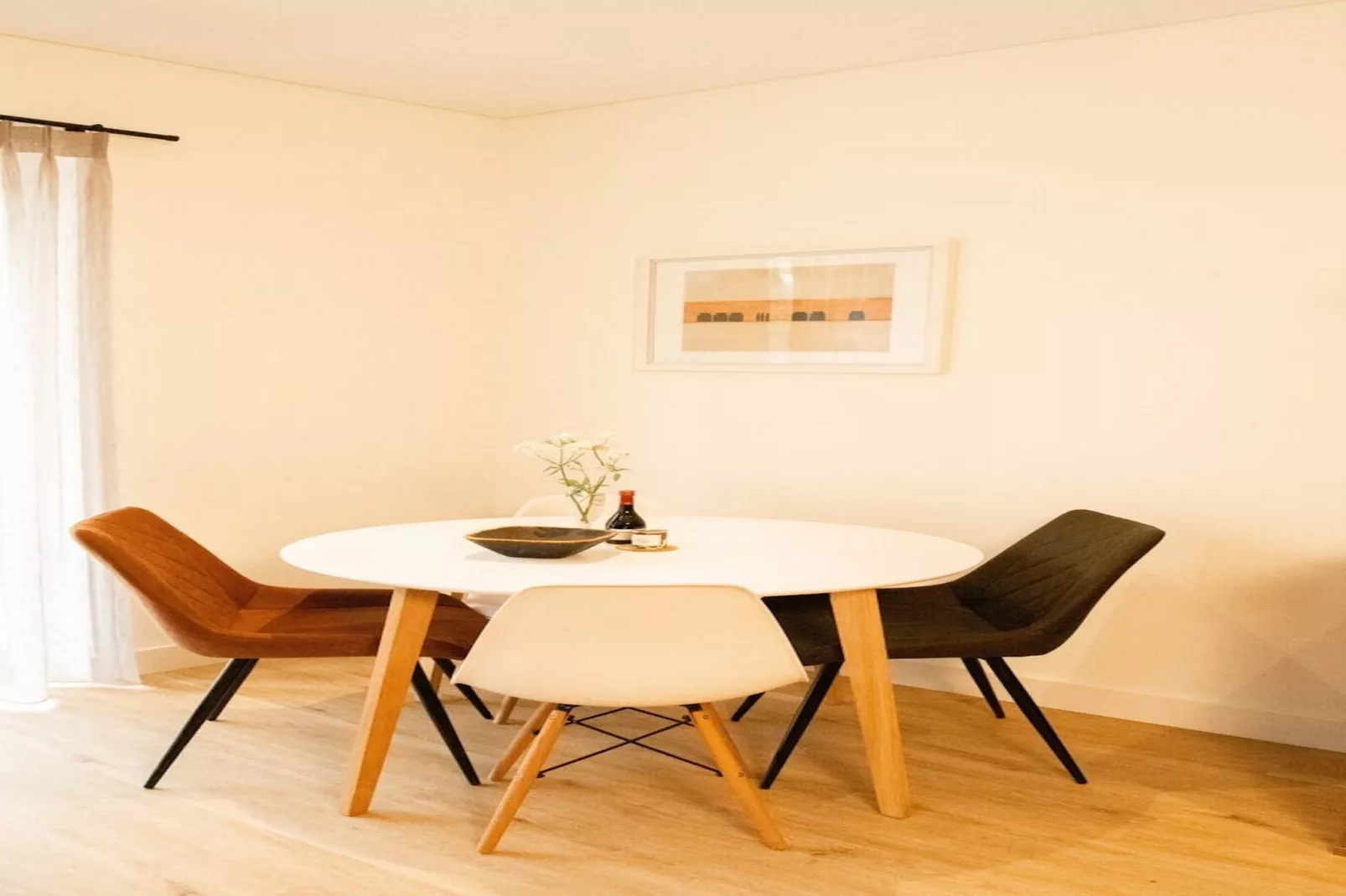 Apartment Am Eschenberg 1-Woonkamer