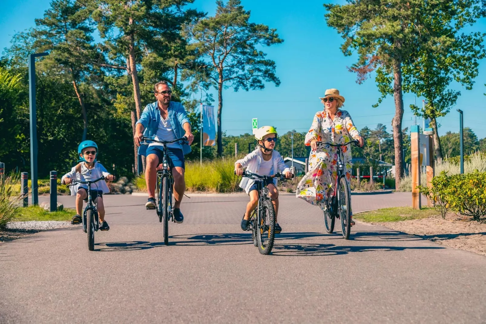 Resort Zilverstrand 1-Gebieden zomer 1km