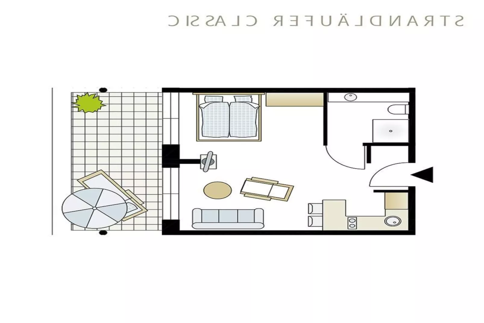 Strandläufer Classic 105-Plattegrond