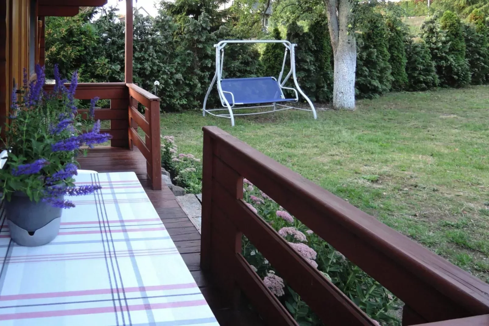 Bungalows Lubin Typ A Jolanta-Terrasbalkon