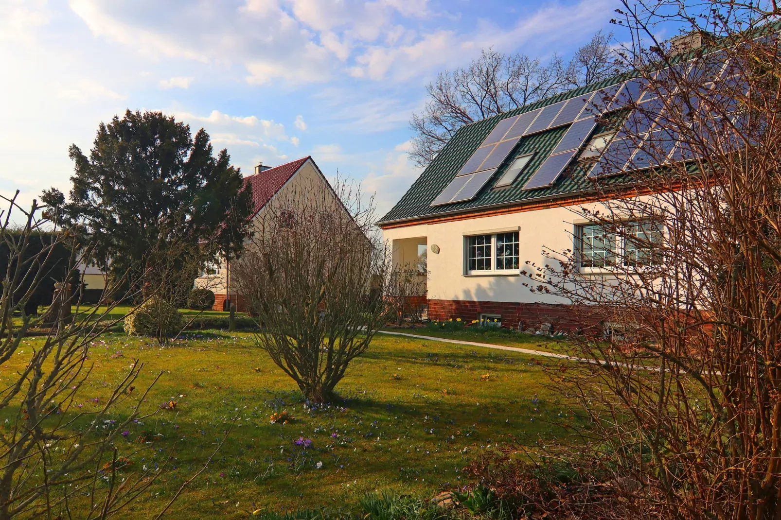 Ferienwohnung in Mallentin-Exterieur winter