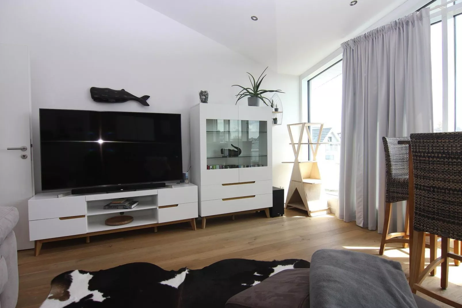 Appartementhaus Calmsailing Börgerende-Appartement 23 Meerblick 2 OG-Binnen