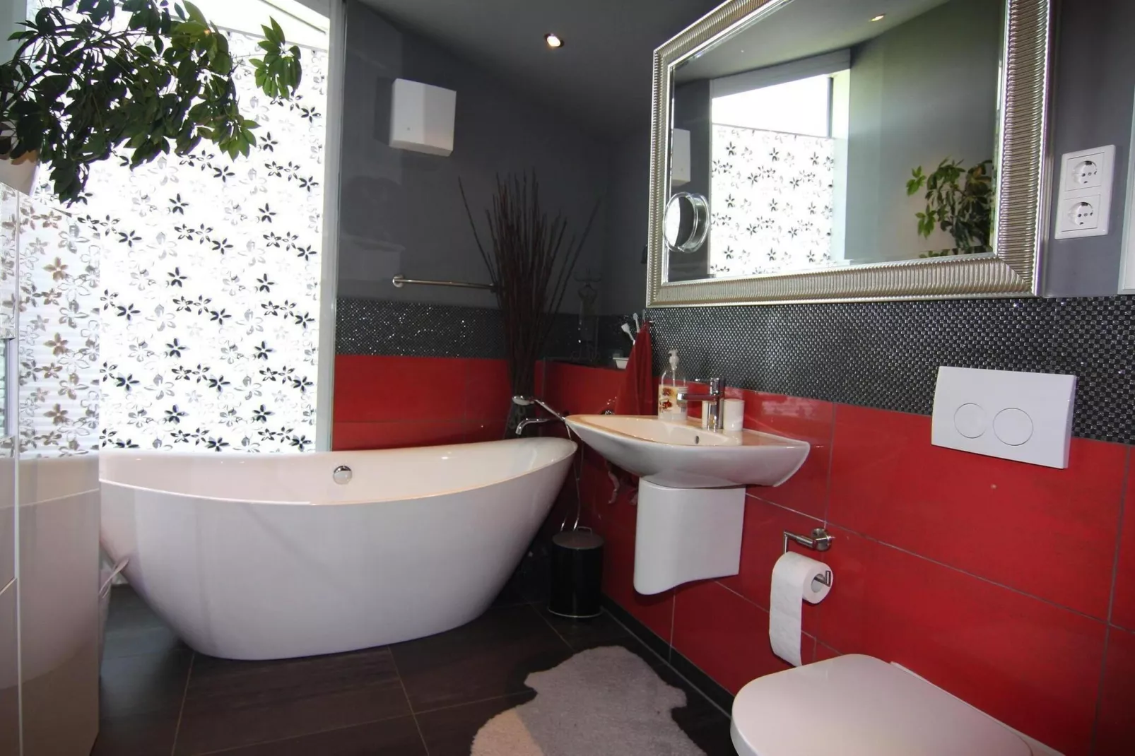 Appartementhaus Calmsailing Börgerende-Appartement 23 Meerblick 2 OG-Badkamer
