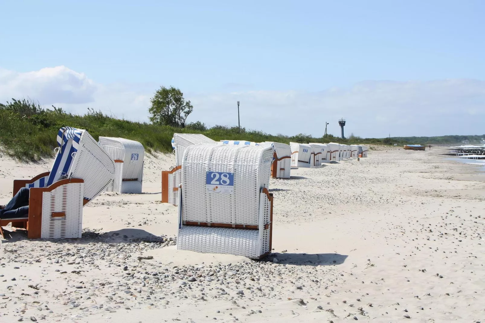 Appartementhaus Calmsailing Börgerende-Appartement 23 Meerblick 2 OG-Gebieden zomer 5km
