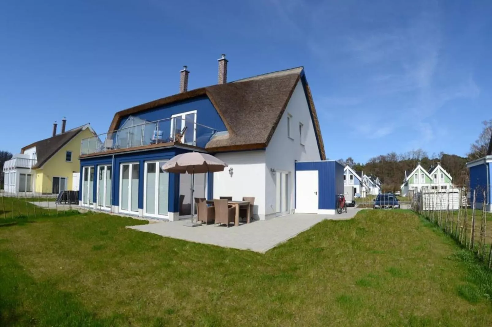 Appartementhaus Calmsailing Börgerende-Appartement 23 Meerblick 2 OG-Gebieden zomer 5km