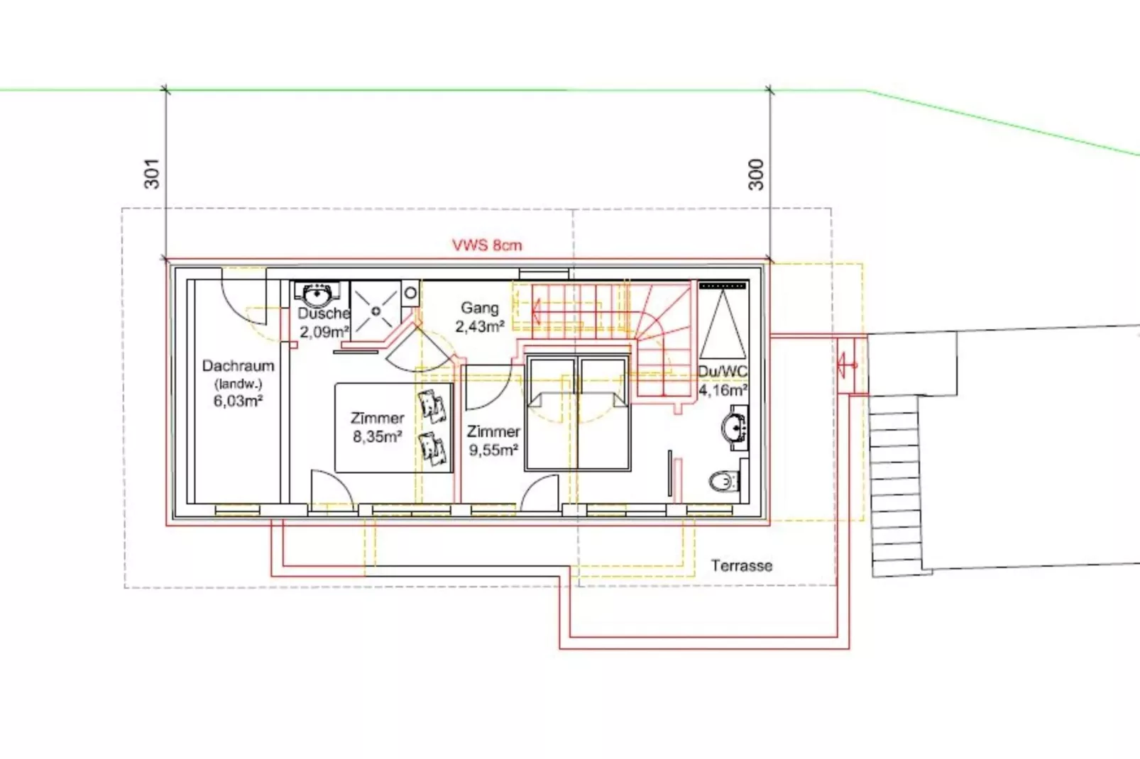 Ferienhaus Hirschbichlalm 8 Personen-Plattegrond