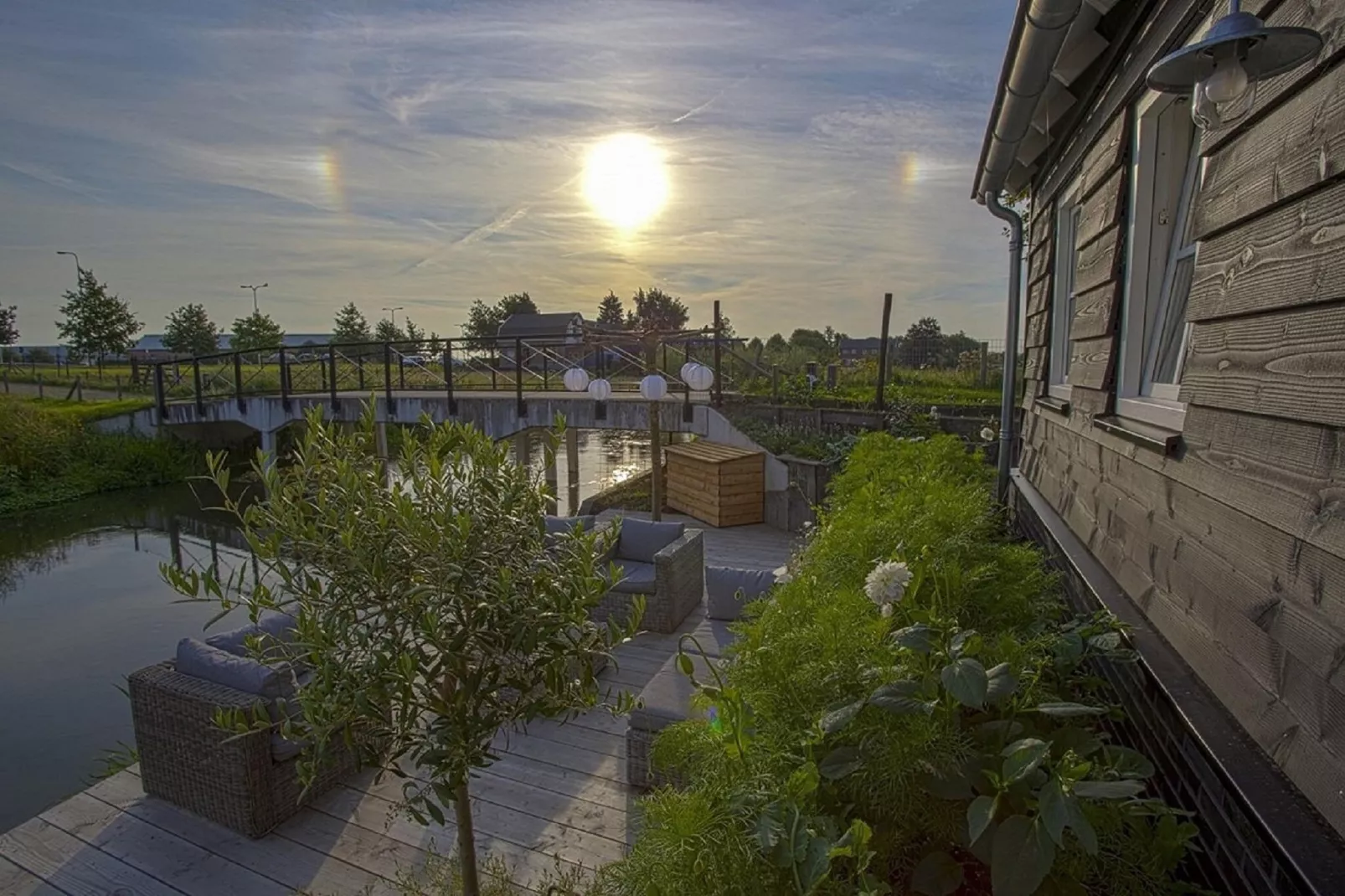 Vakantiehuis De Vlonder-Uitzicht zomer