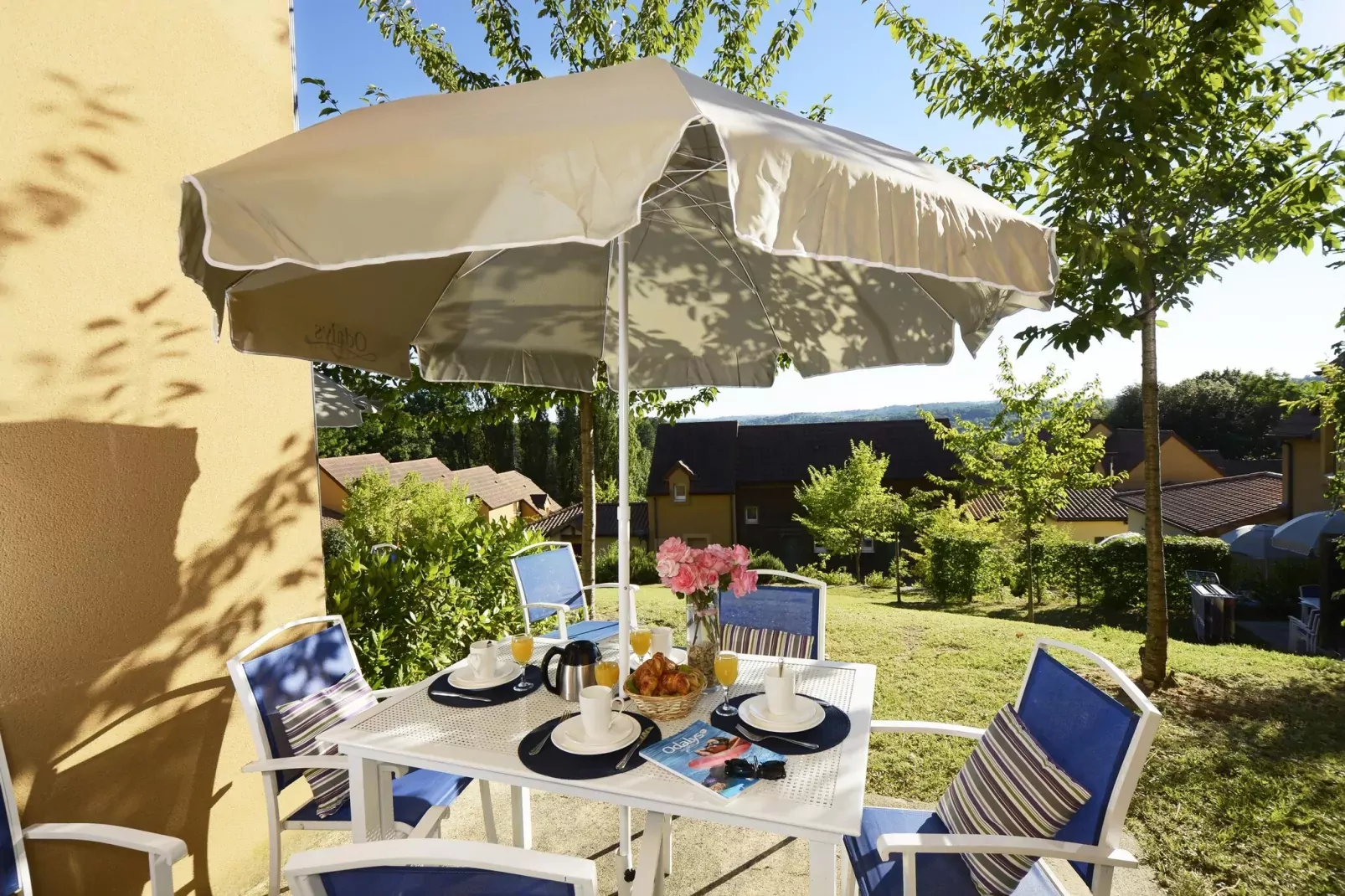 Les Côteaux de Sarlat 2-Terrasbalkon