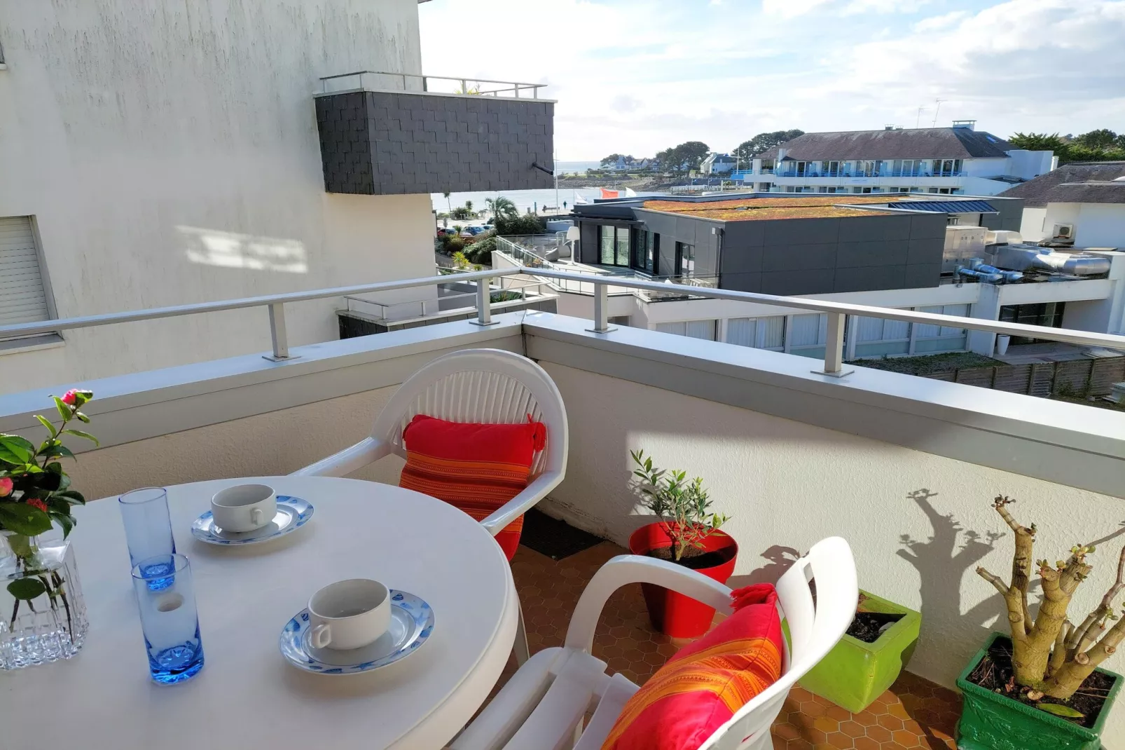 Studio Benodet-Terrasbalkon
