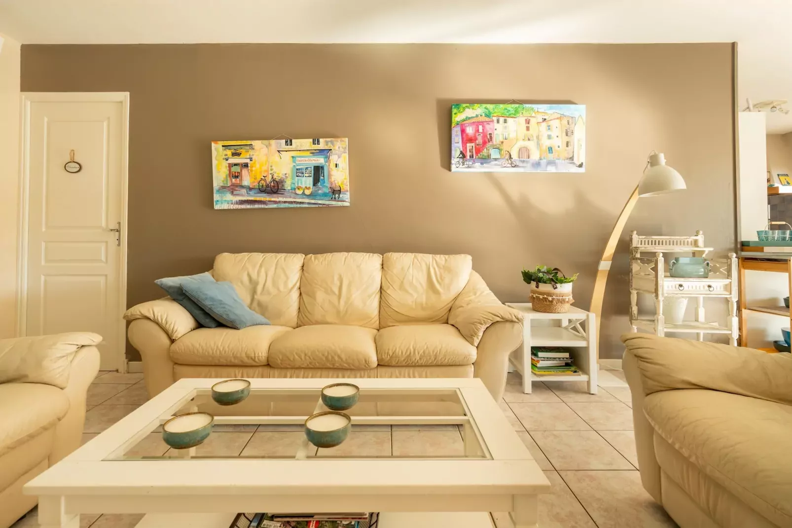 Villa in Roquebrun met privézwembad-Woonkamer
