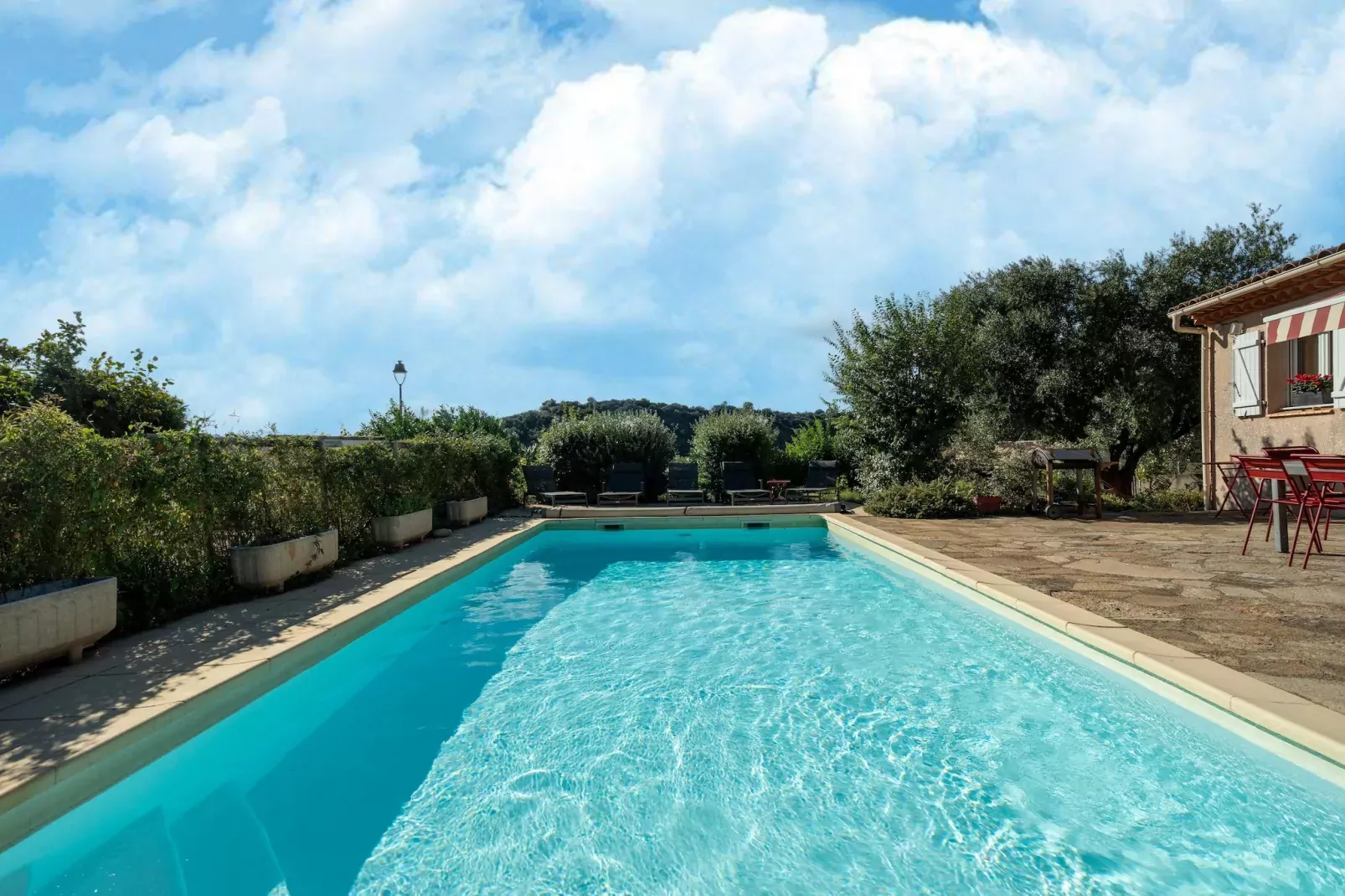 Villa in Roquebrun met privézwembad-Zwembad