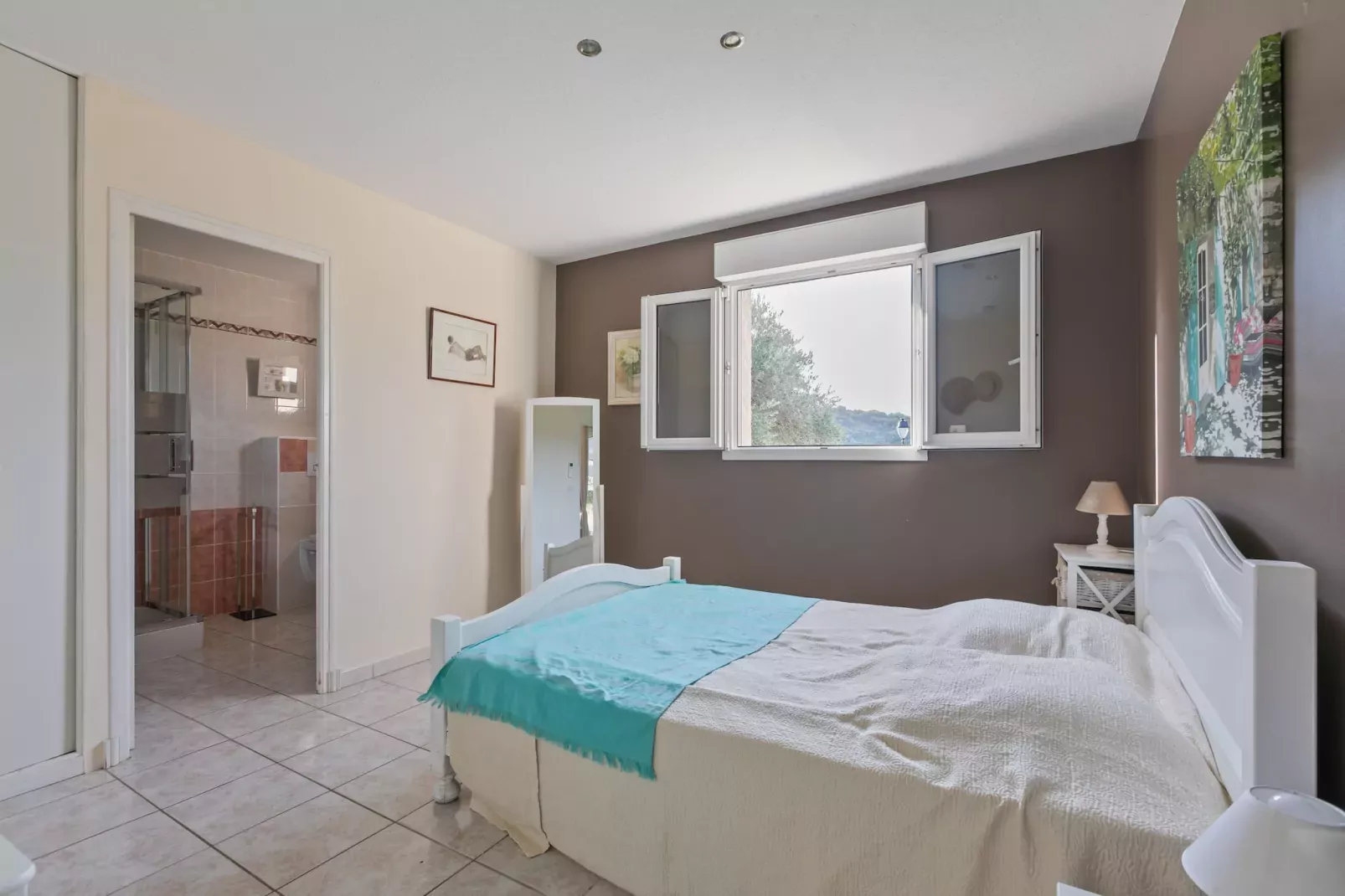 Villa in Roquebrun met privézwembad-Slaapkamer