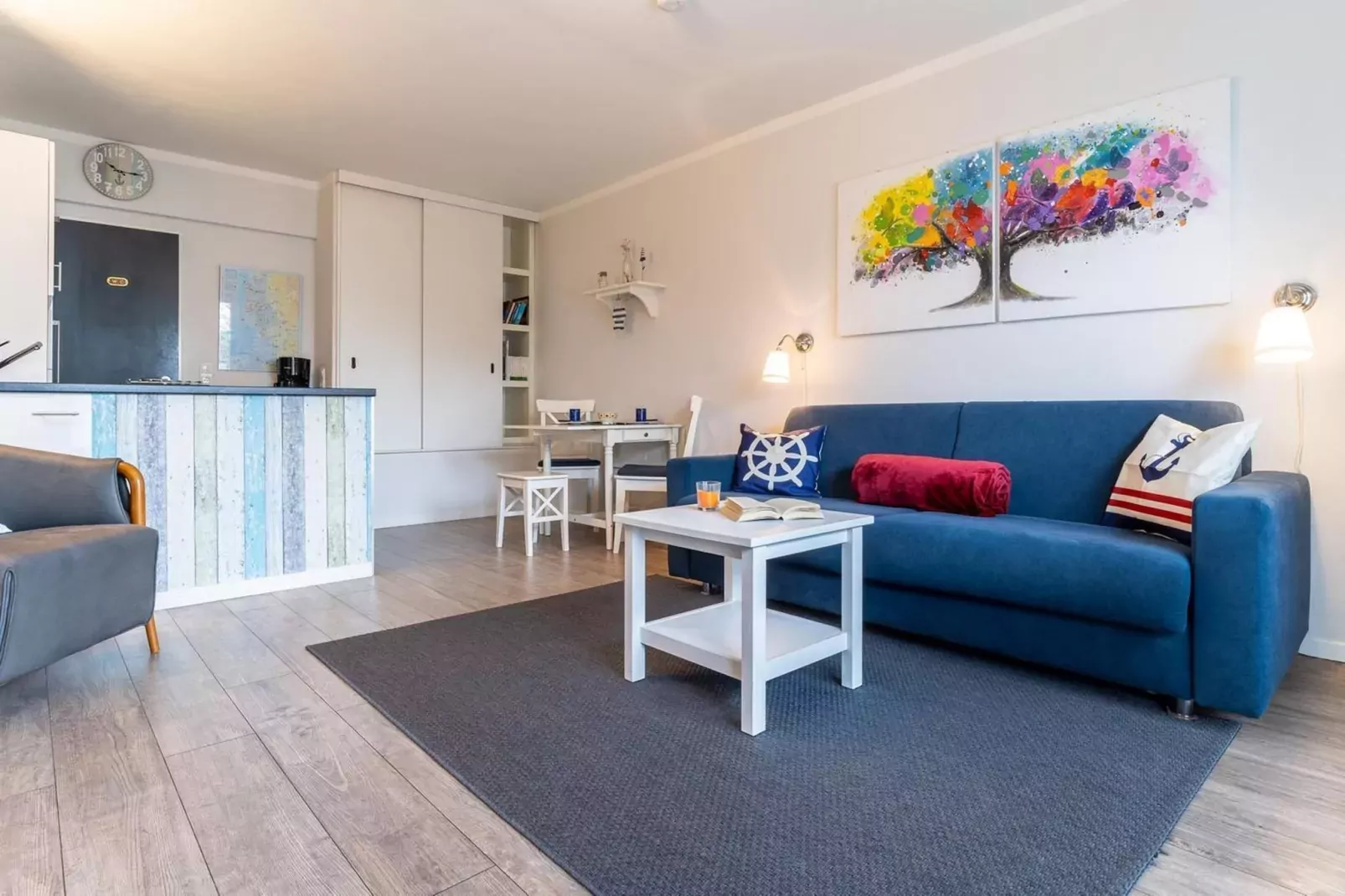Ankerplatz Büsum Tertius Törn-Woonkamer