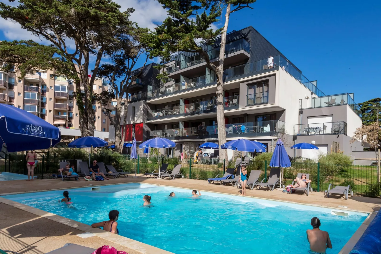 Residence de la Plage 10-Zwembad