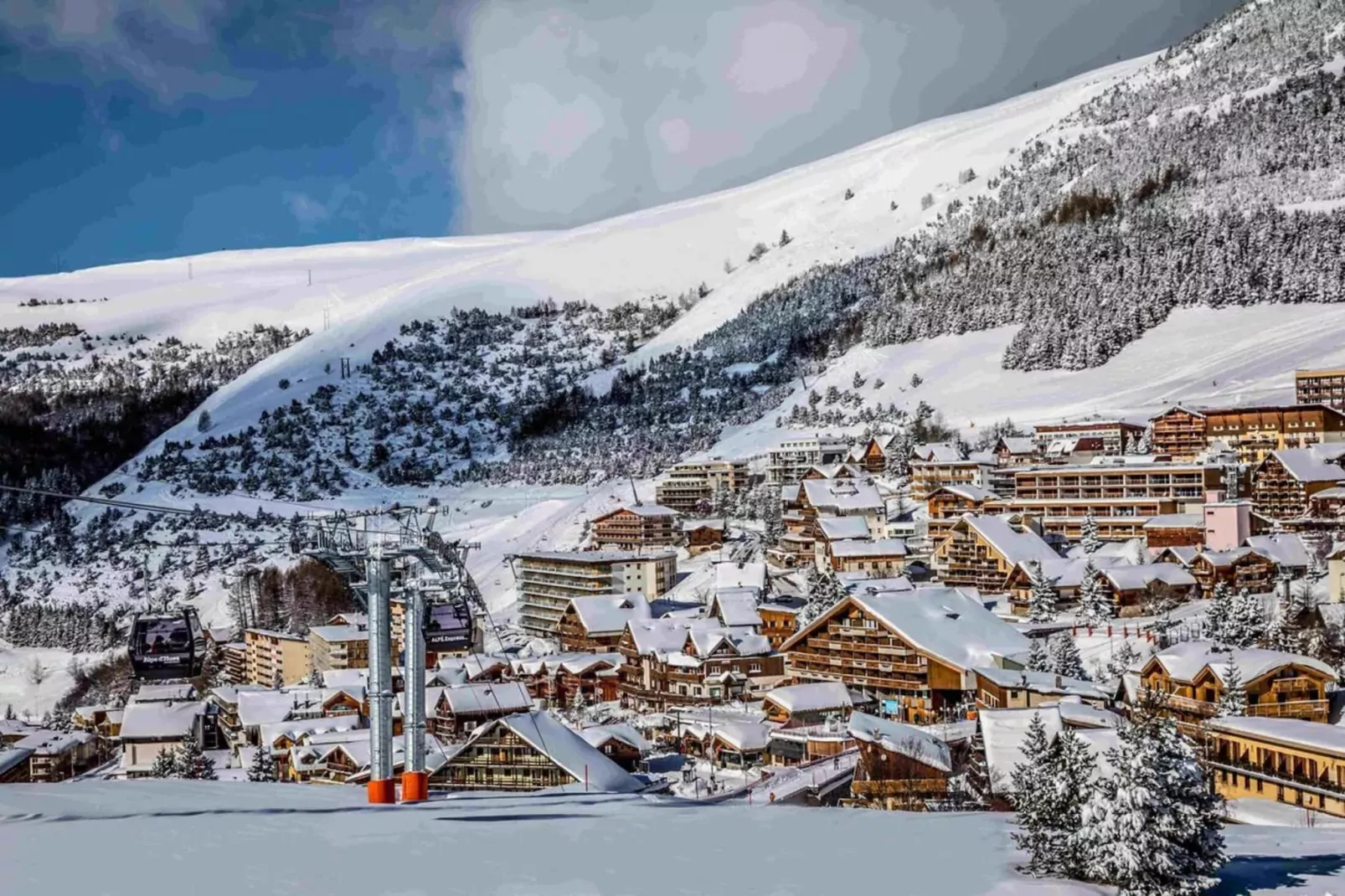 Le Grand Panorama I 2-Gebied winter 5km