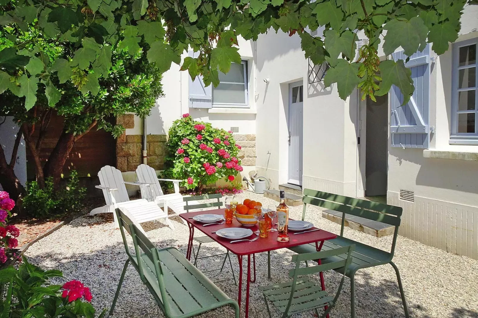 Semi-detached house Carnac-Terrasbalkon