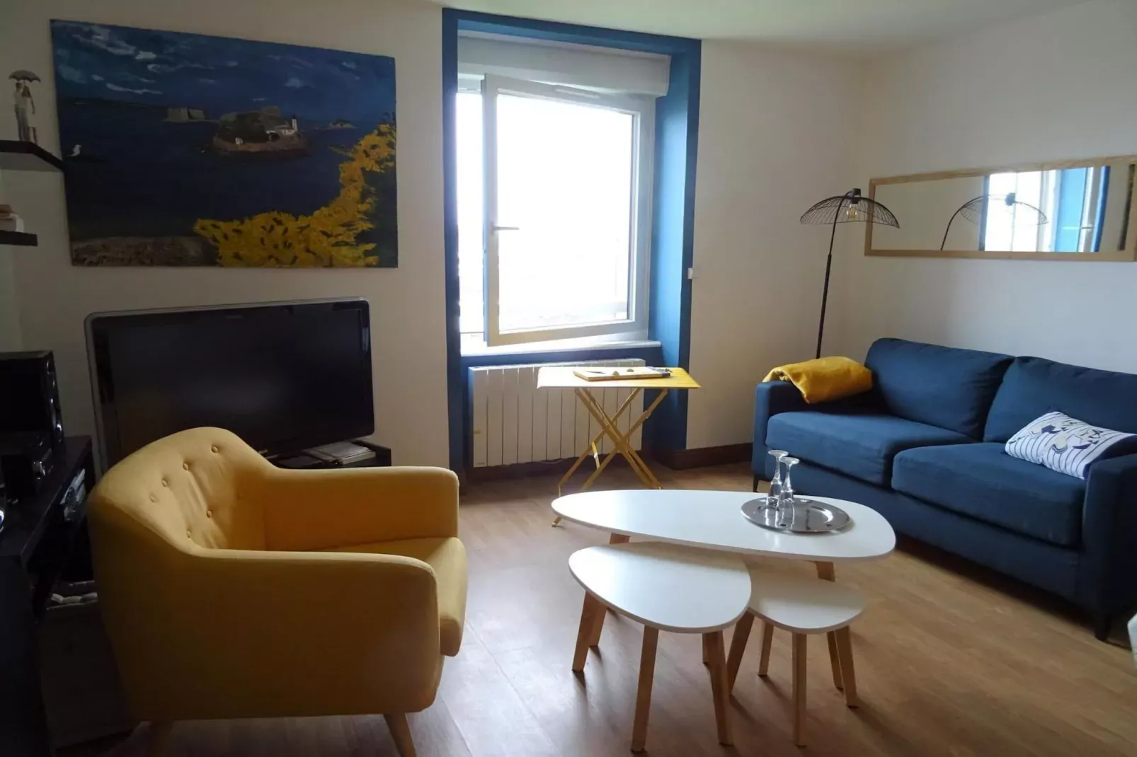 Studio apartment Plougasnou-Woonkamer