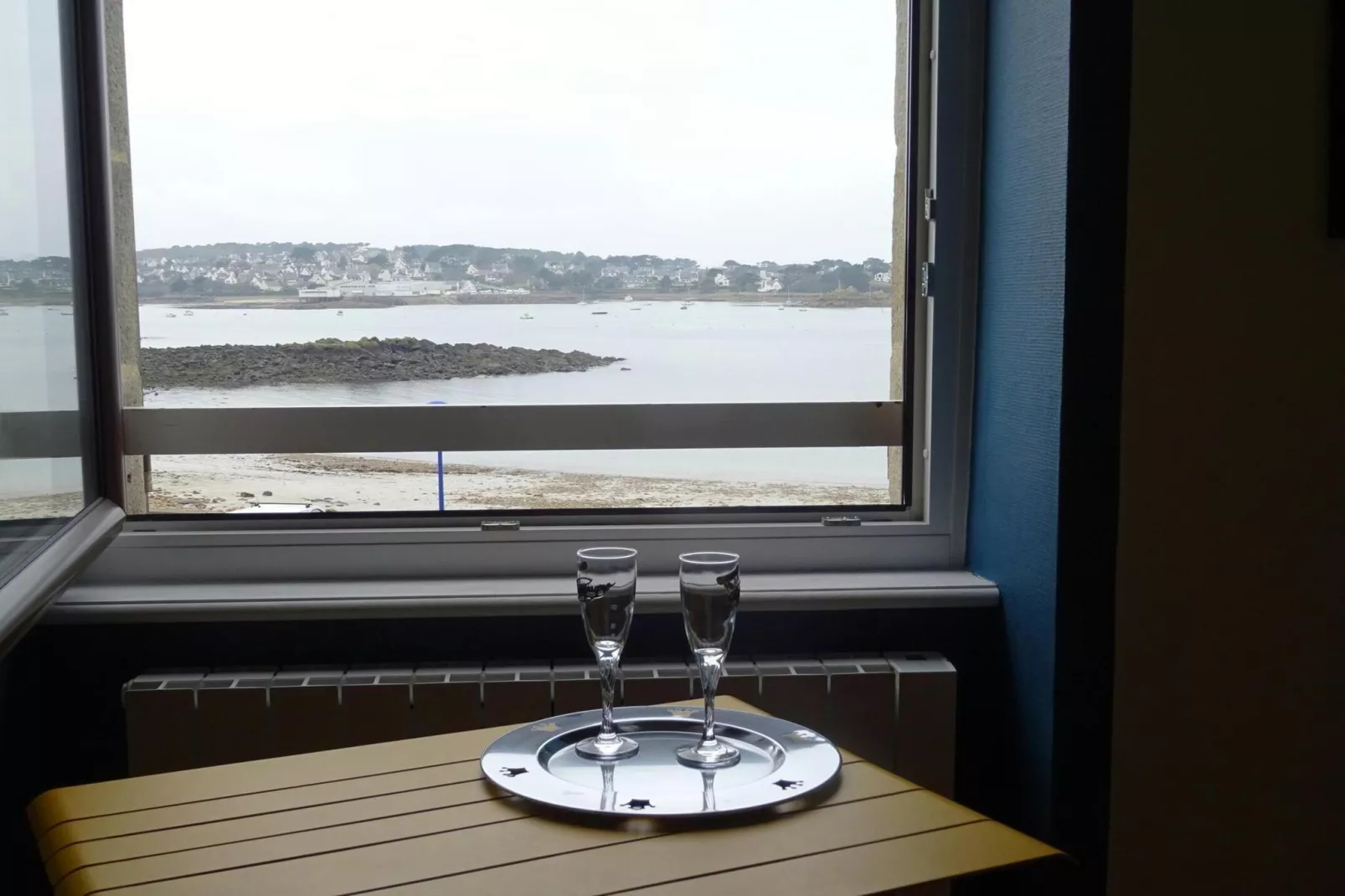 Studio apartment Plougasnou-Uitzicht zomer