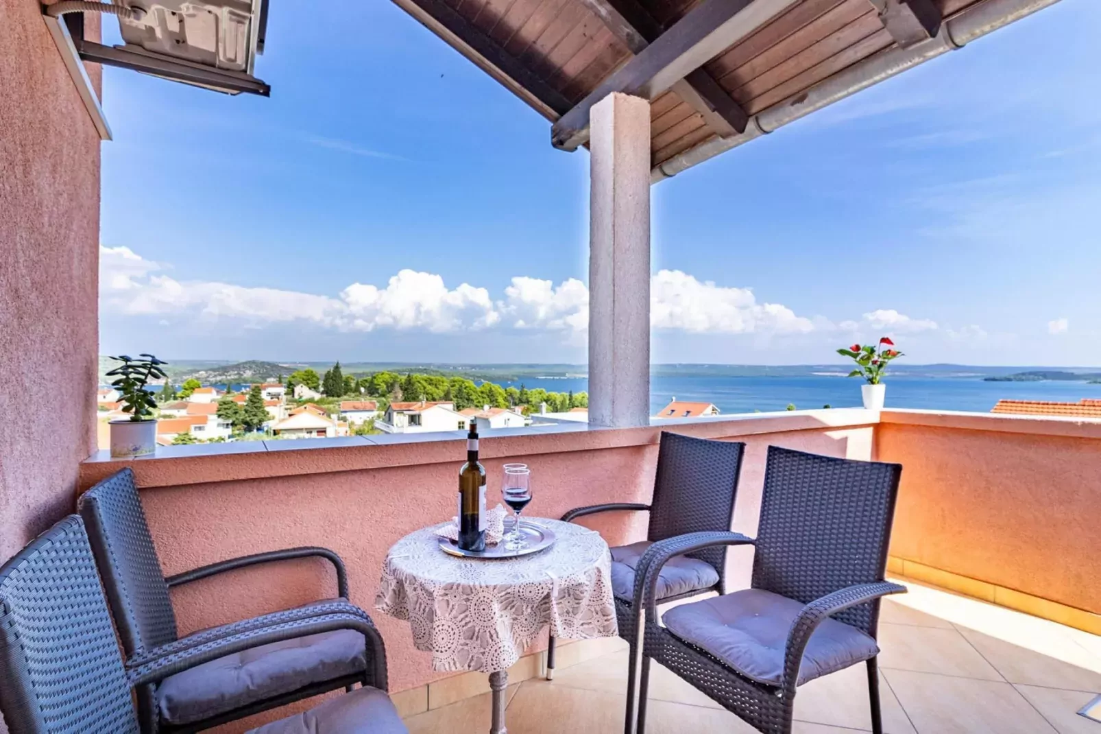 Apartment ALAN Sibenik - Bilice A6-4-Terrasbalkon