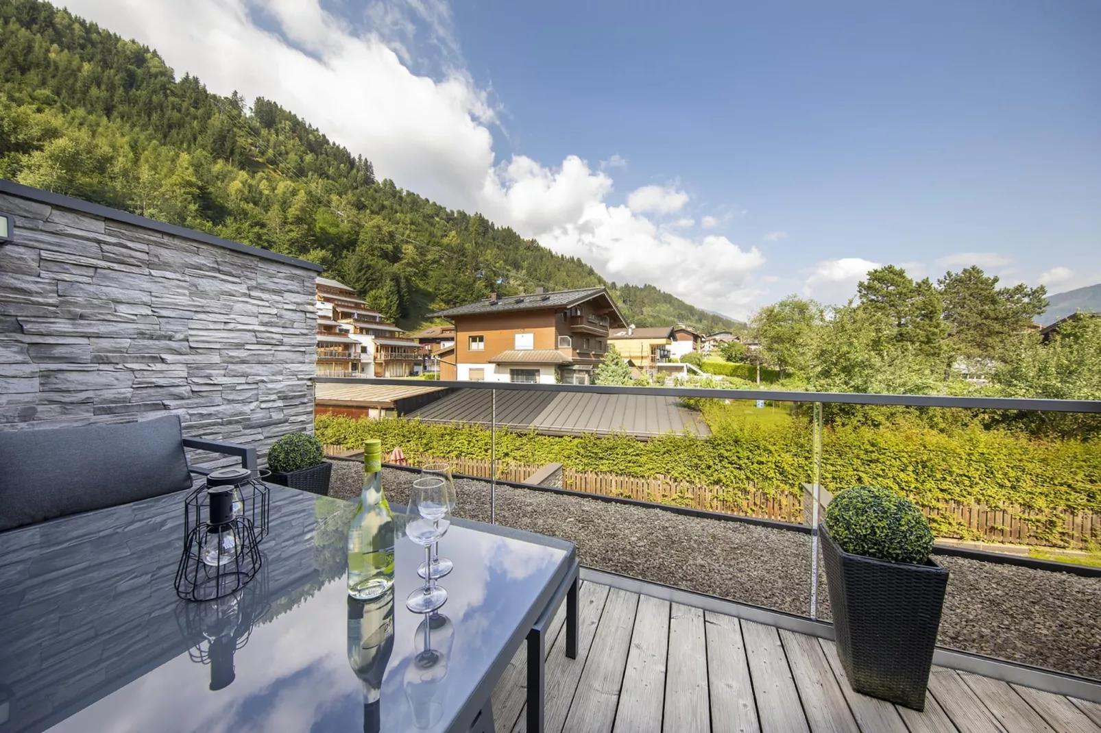 Residenz Wildkogelbahnen Top 14-Uitzicht zomer