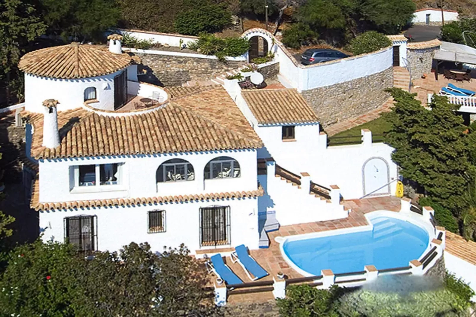 Villa Torre, Salobreña-Casa Torre-Buitenkant zomer