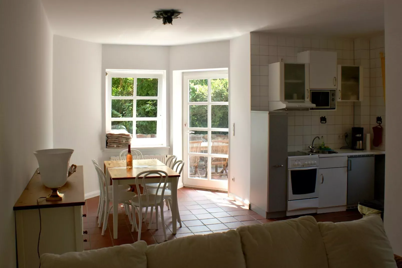 Romantisches Landhaus mit Kamin-Keuken