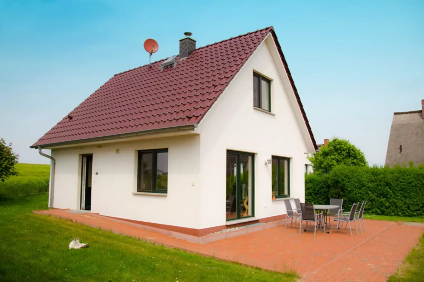 Strandnahes Ferienhaus Walter mit Meerblick-Buitenkant zomer