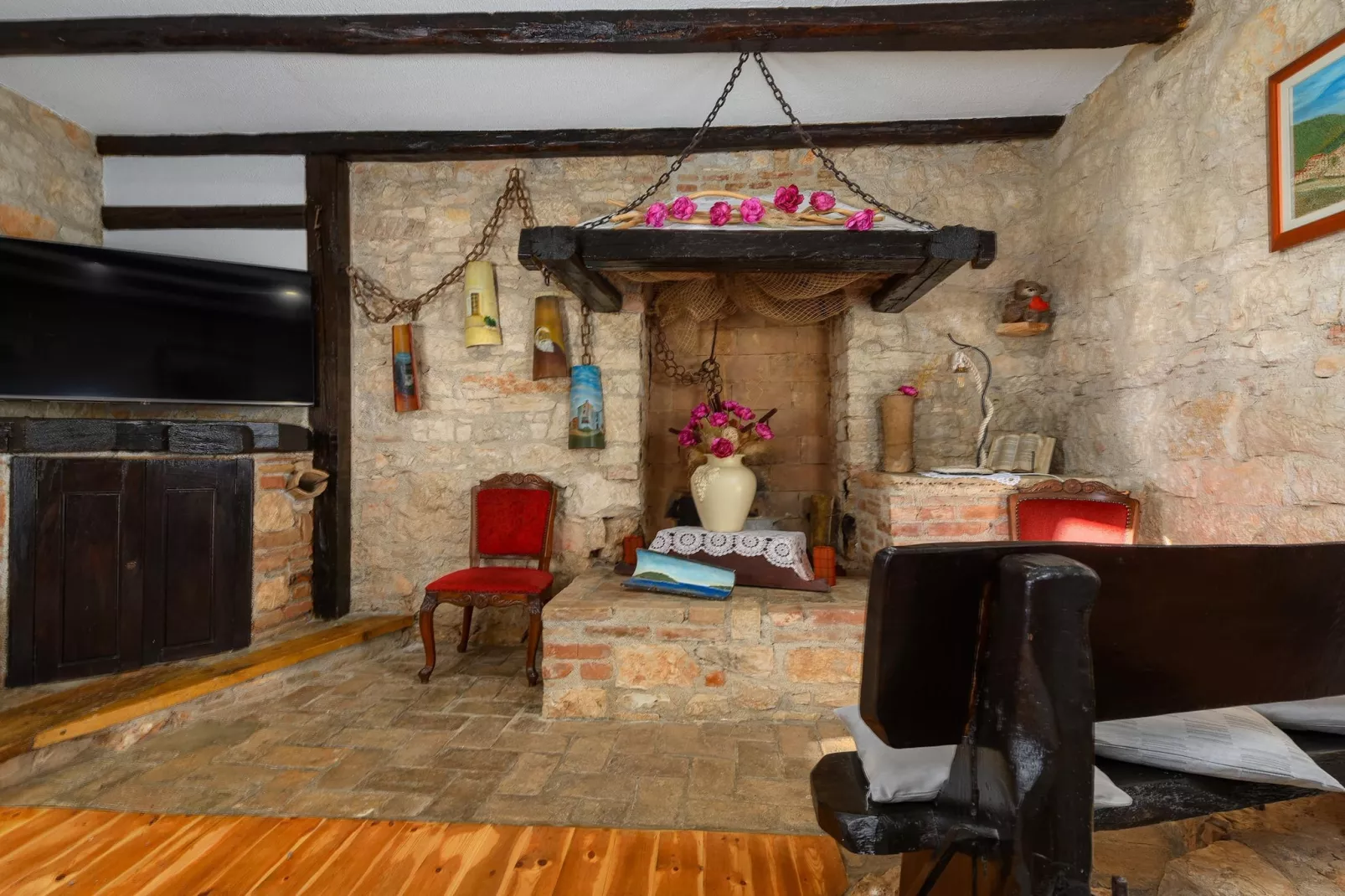 Casa Cittar-Woonkamer