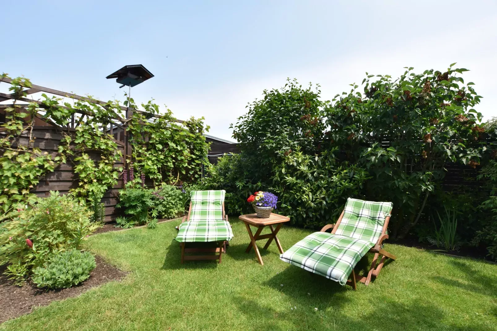 Gartenbungalow-Parkfaciliteiten