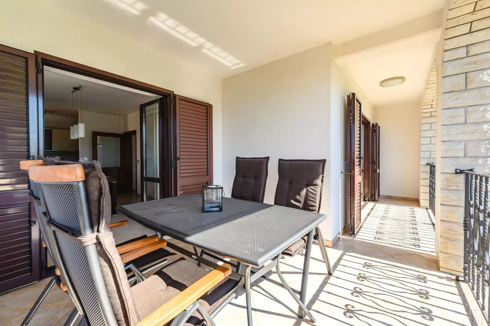 Premium Apartment Silvia II with private pool-Terrasbalkon