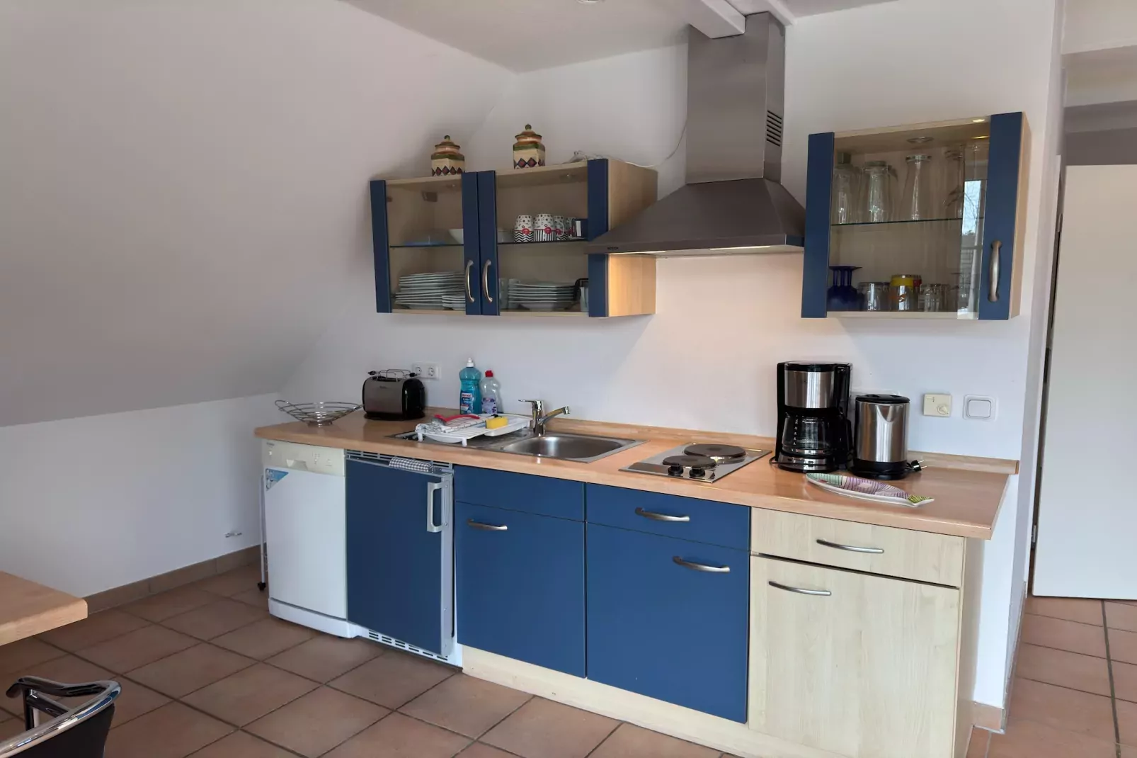 Arko 5 strandnah mit Balkon-Keuken