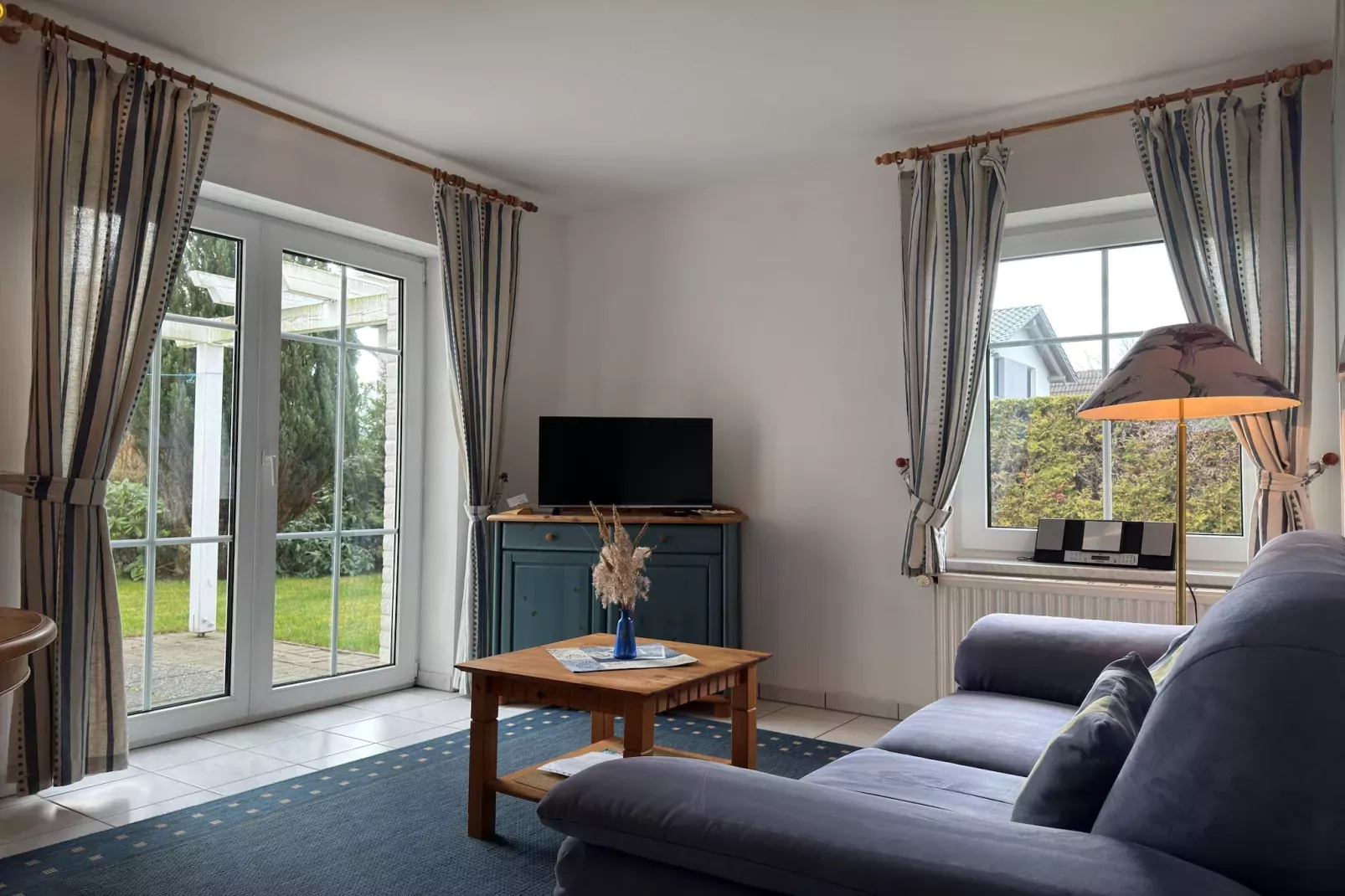 Die weiße Villa XL-Woonkamer