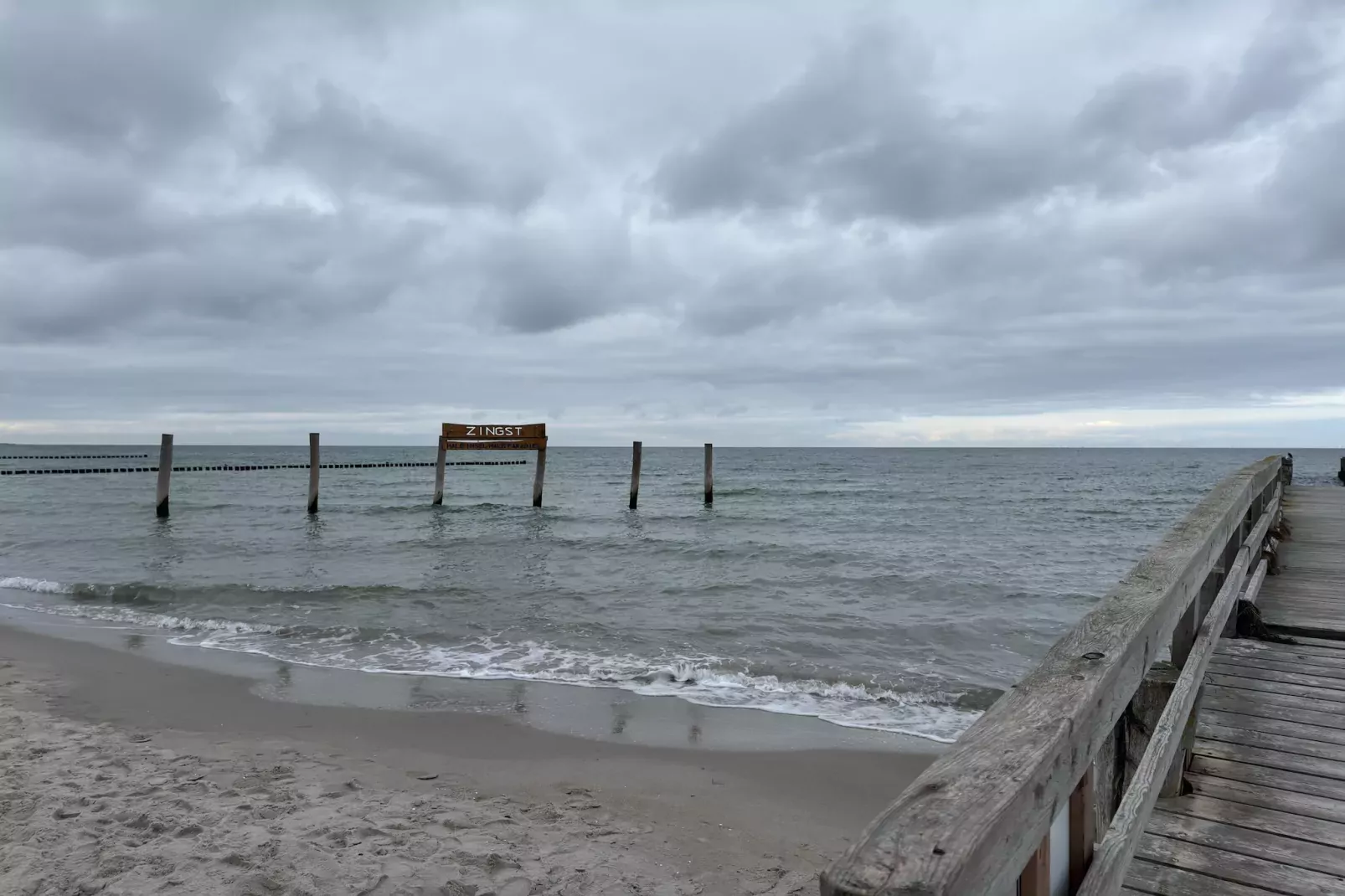 Arko 2 dicht am feinsandigen Strand-Gebied winter 5km