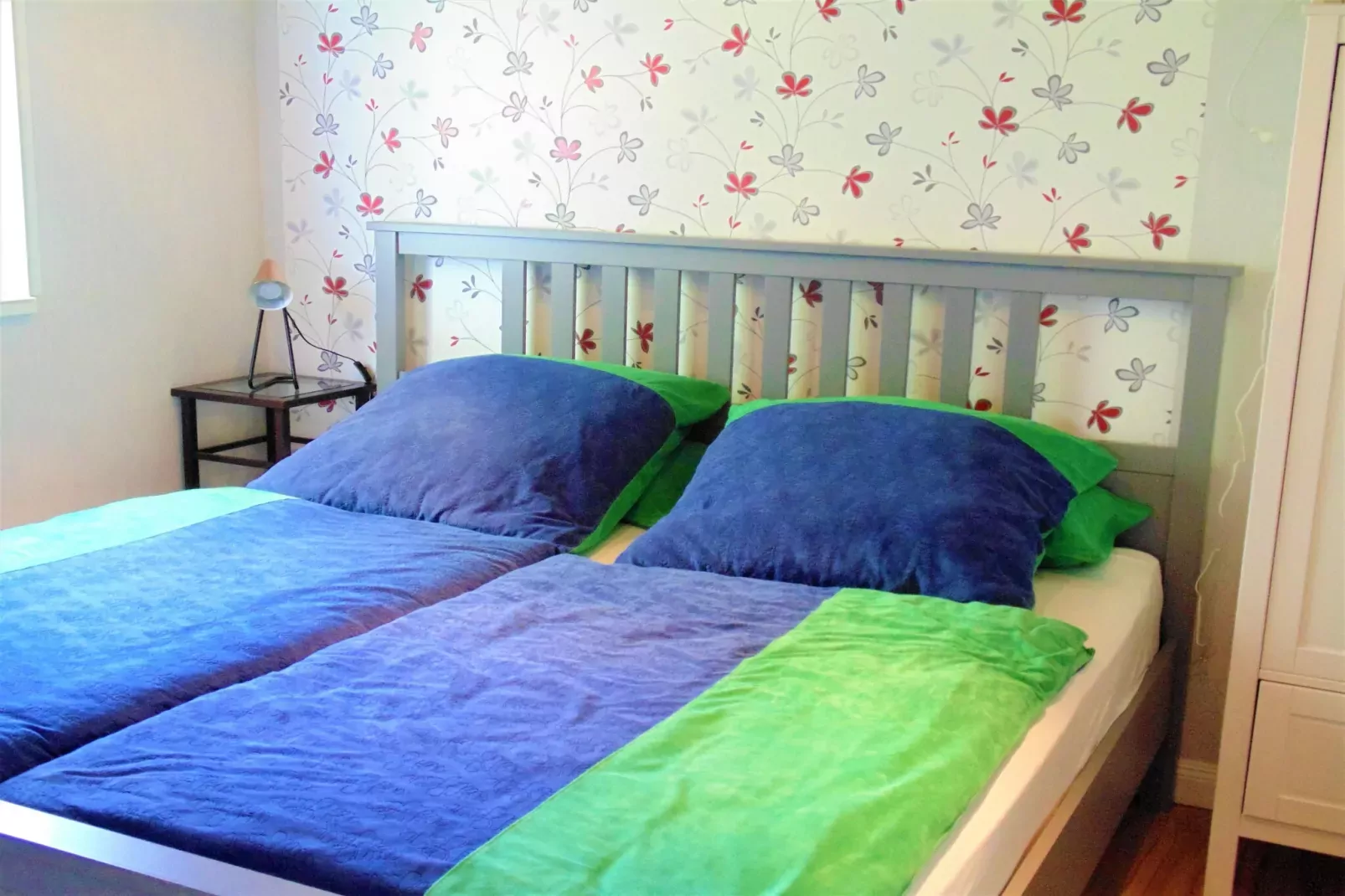 Landidyll im Gartenbungalow-Slaapkamer