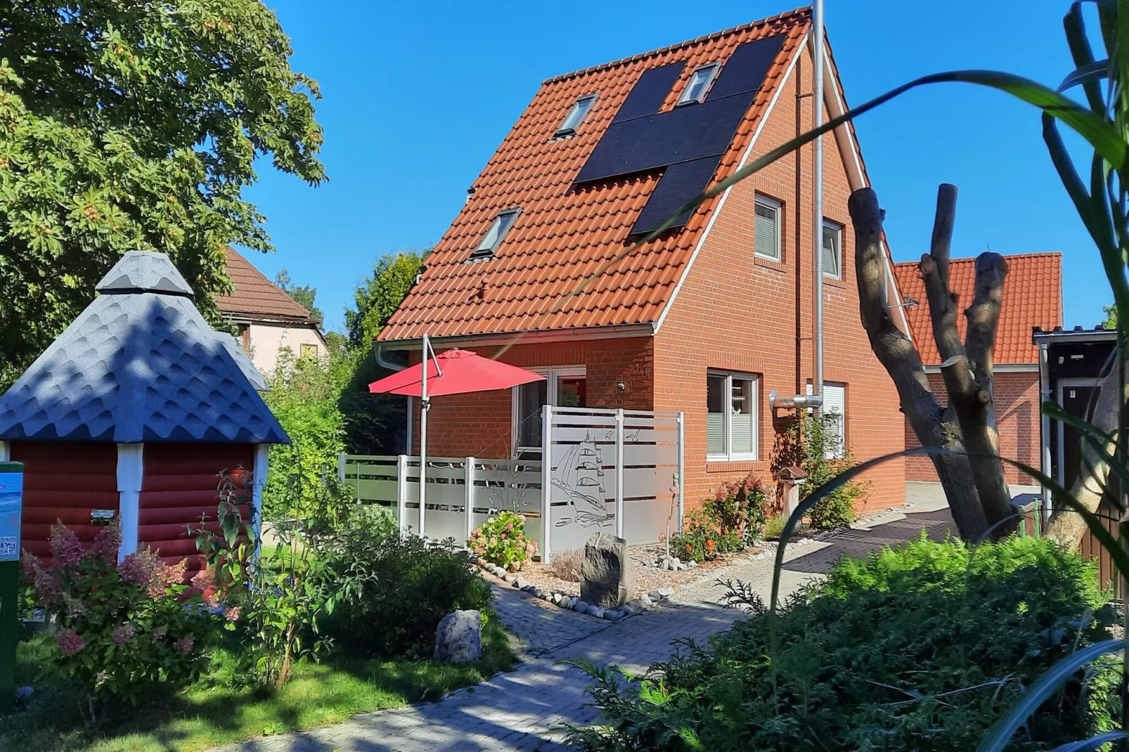 Ferienhaus Sternchen - Insel Rügen-Tuinen zomer