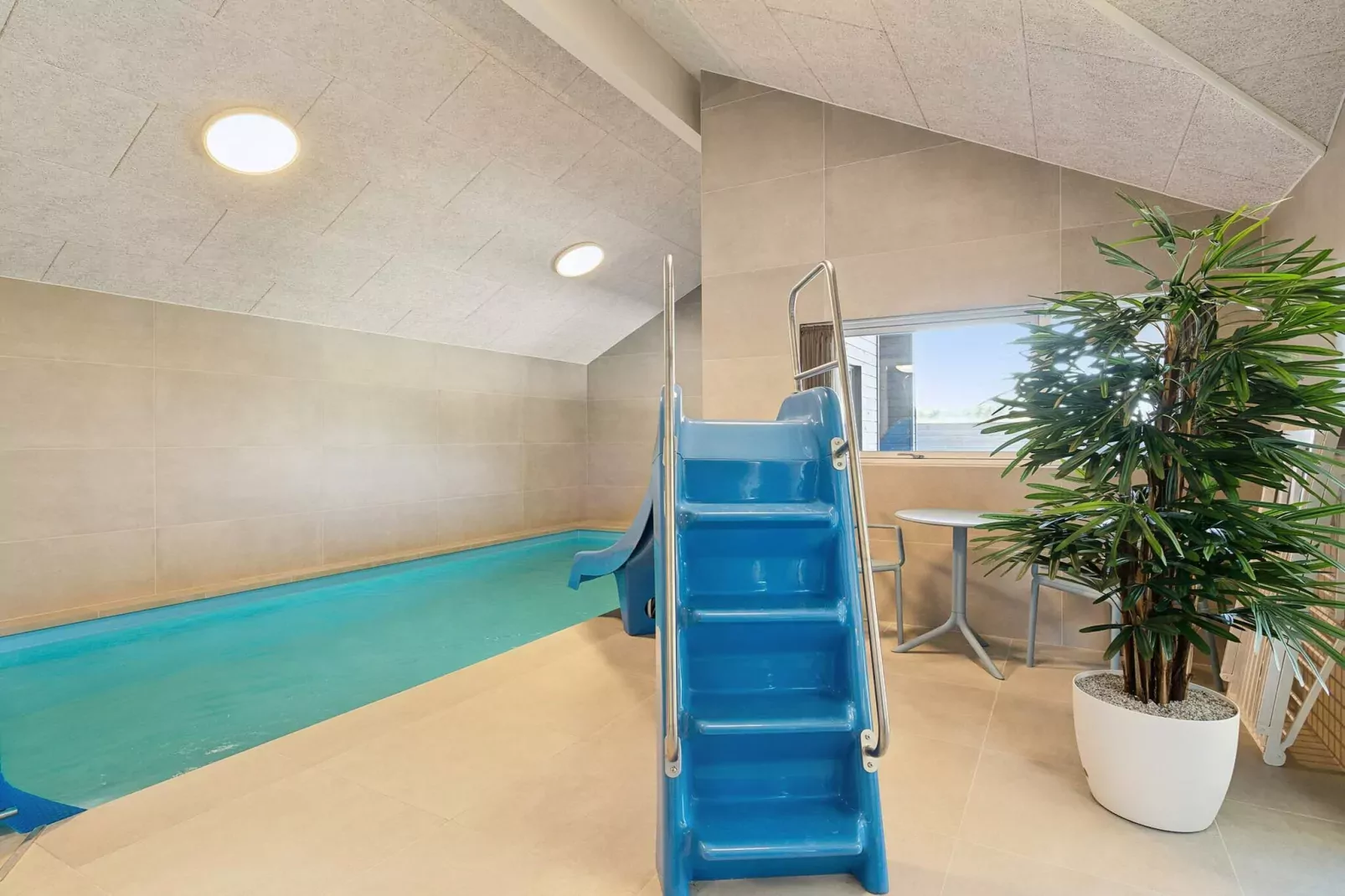 5 sterren vakantie huis in Blokhus-Zwembad