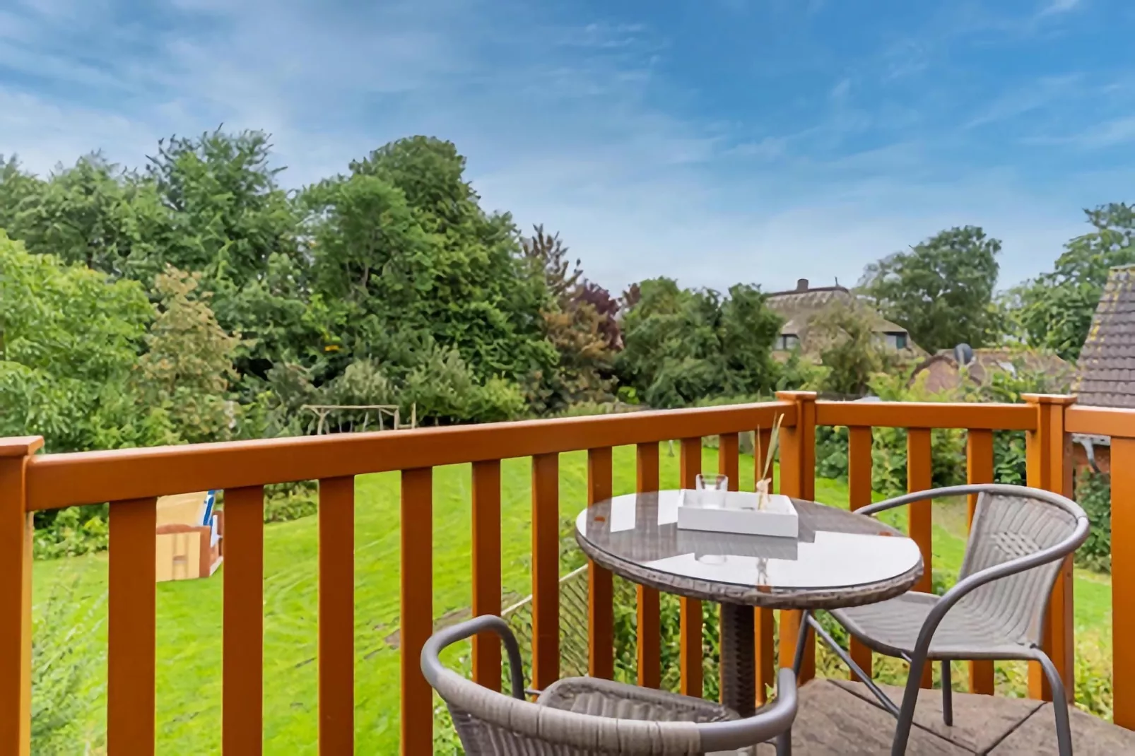 Ferienwohnung Hohe Düne Vollerwiek-Terrasbalkon