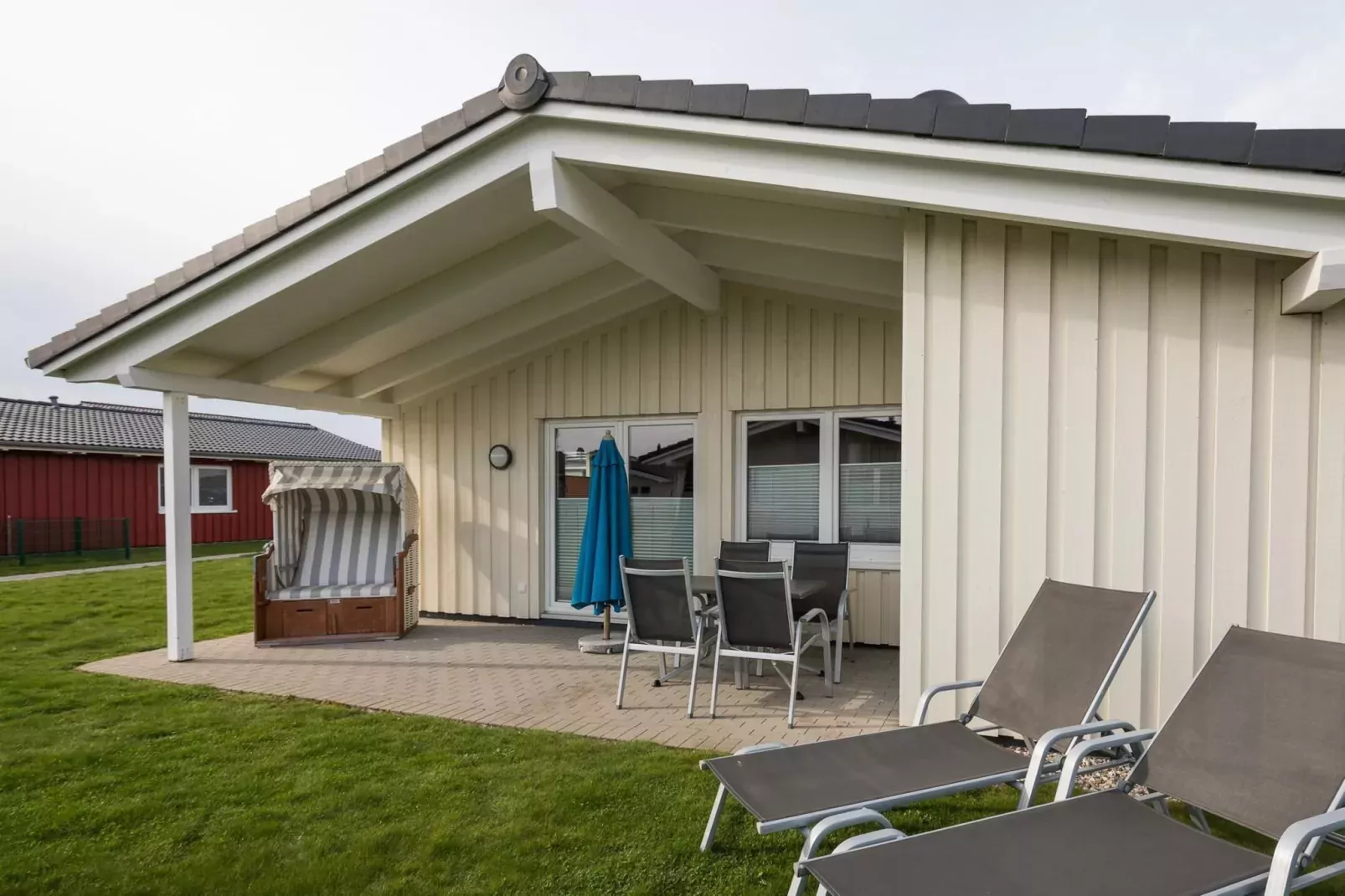 Ferienhaus Föhr-Buitenkant zomer