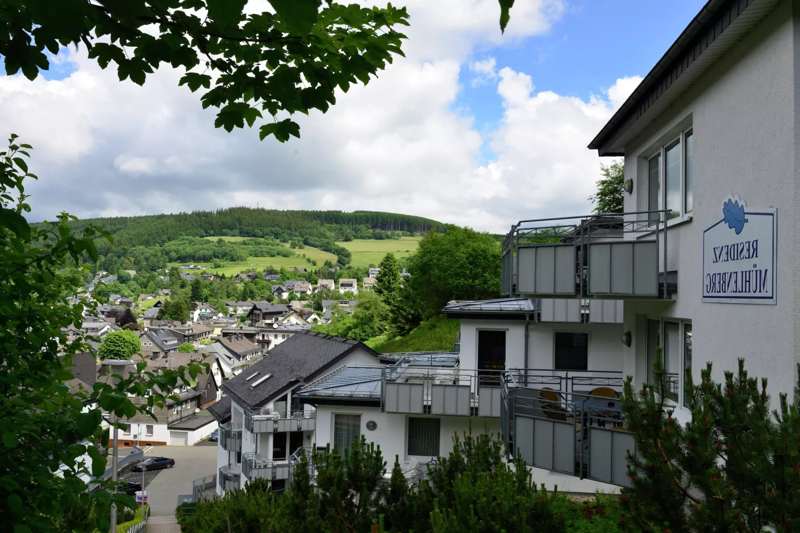 Willingen-Gebieden zomer 1km